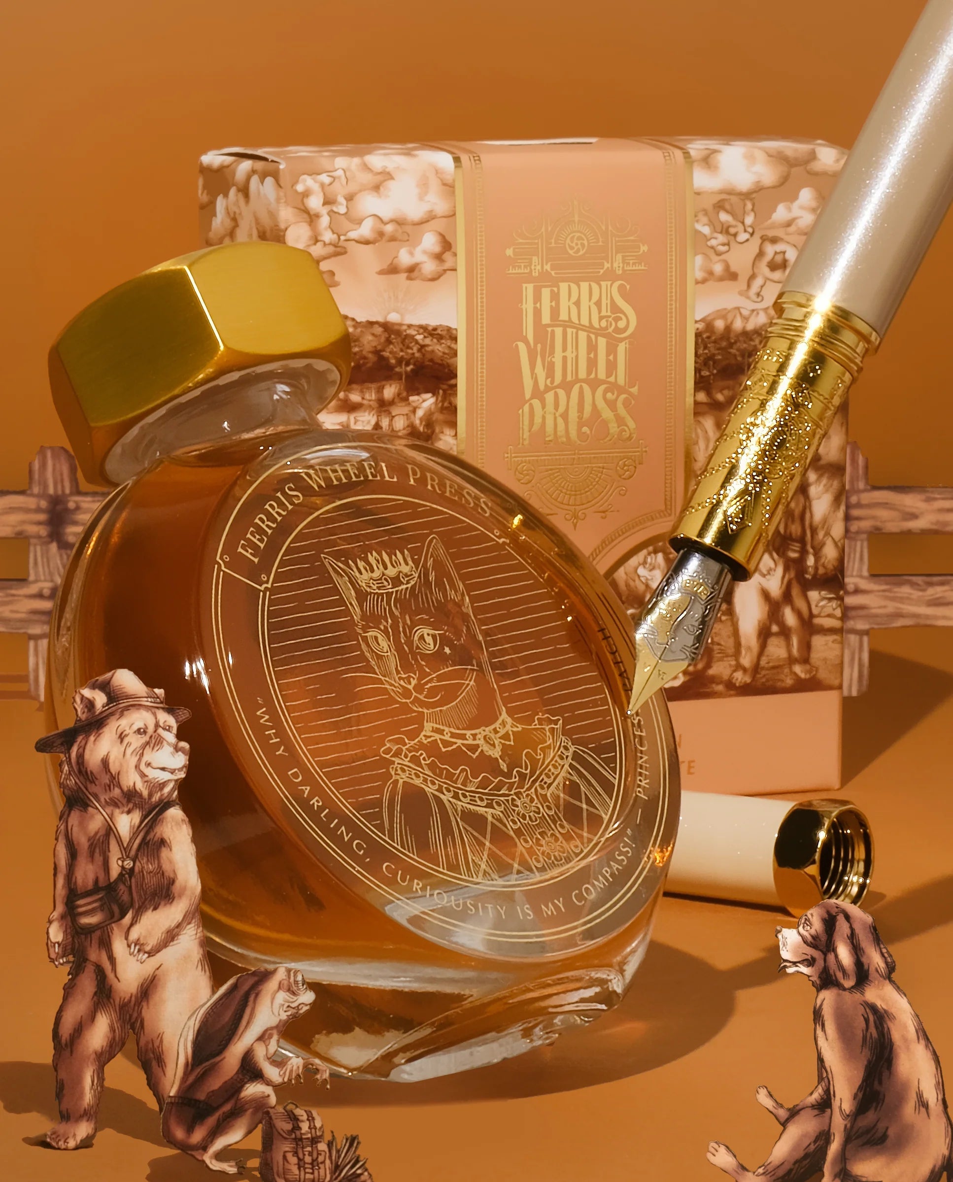 Flacon d'encre FERRIS WHEEL PRESS - Everyday Ink - Terracotta Canyon (38ml) - 818351003300