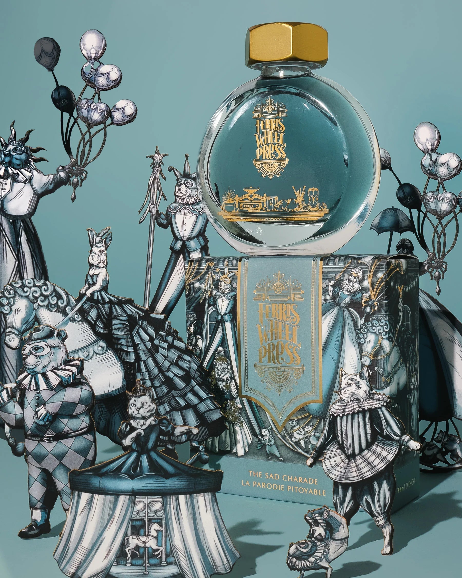 Flacon d'encre FERRIS WHEEL PRESS - Everyday Ink - The Sad Charade (38ml) - 818351002907