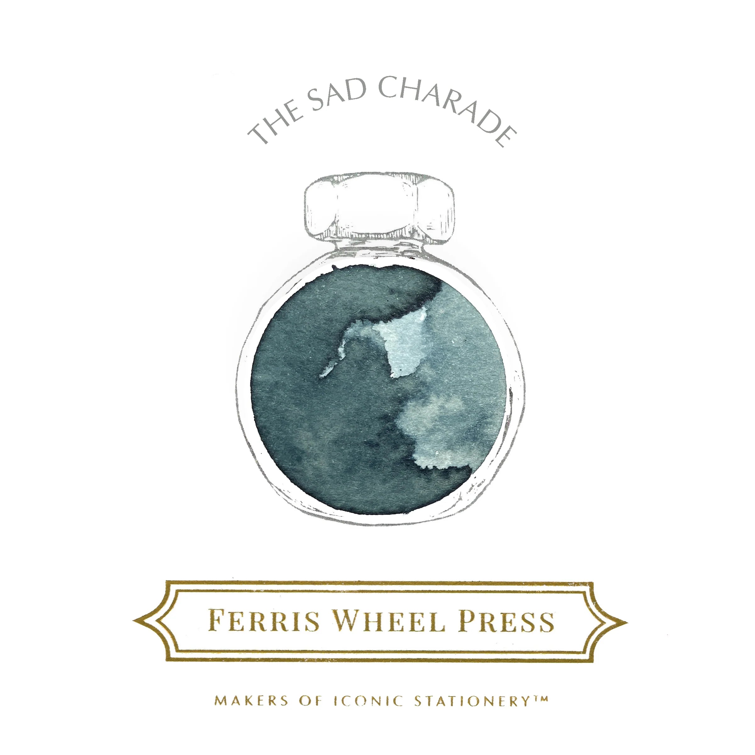 Flacon d'encre FERRIS WHEEL PRESS - Everyday Ink - The Sad Charade (38ml) - 818351002907