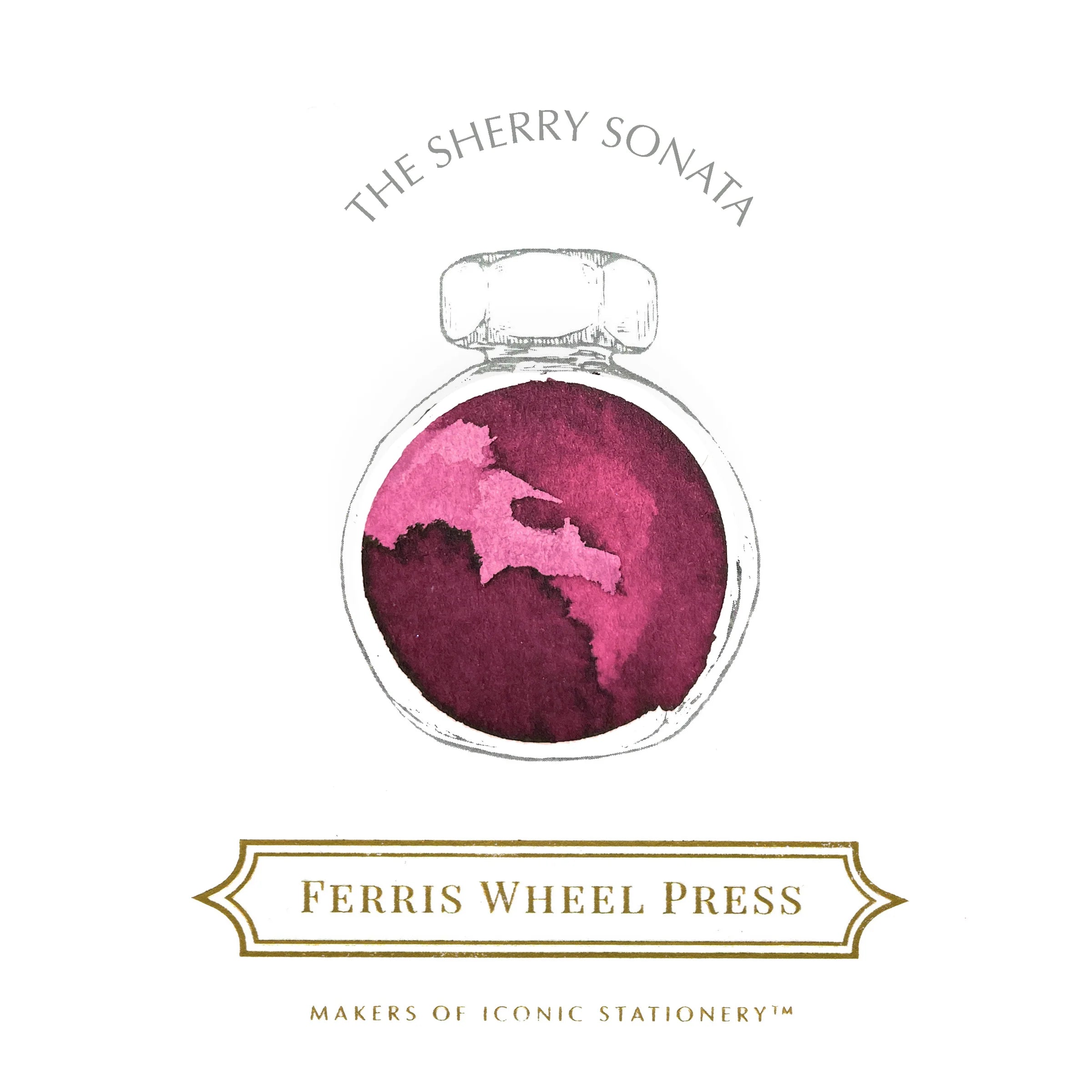 Flacon d'encre FERRIS WHEEL PRESS - Everyday Ink - The Sherry Sonata (38ml) - 818351002891