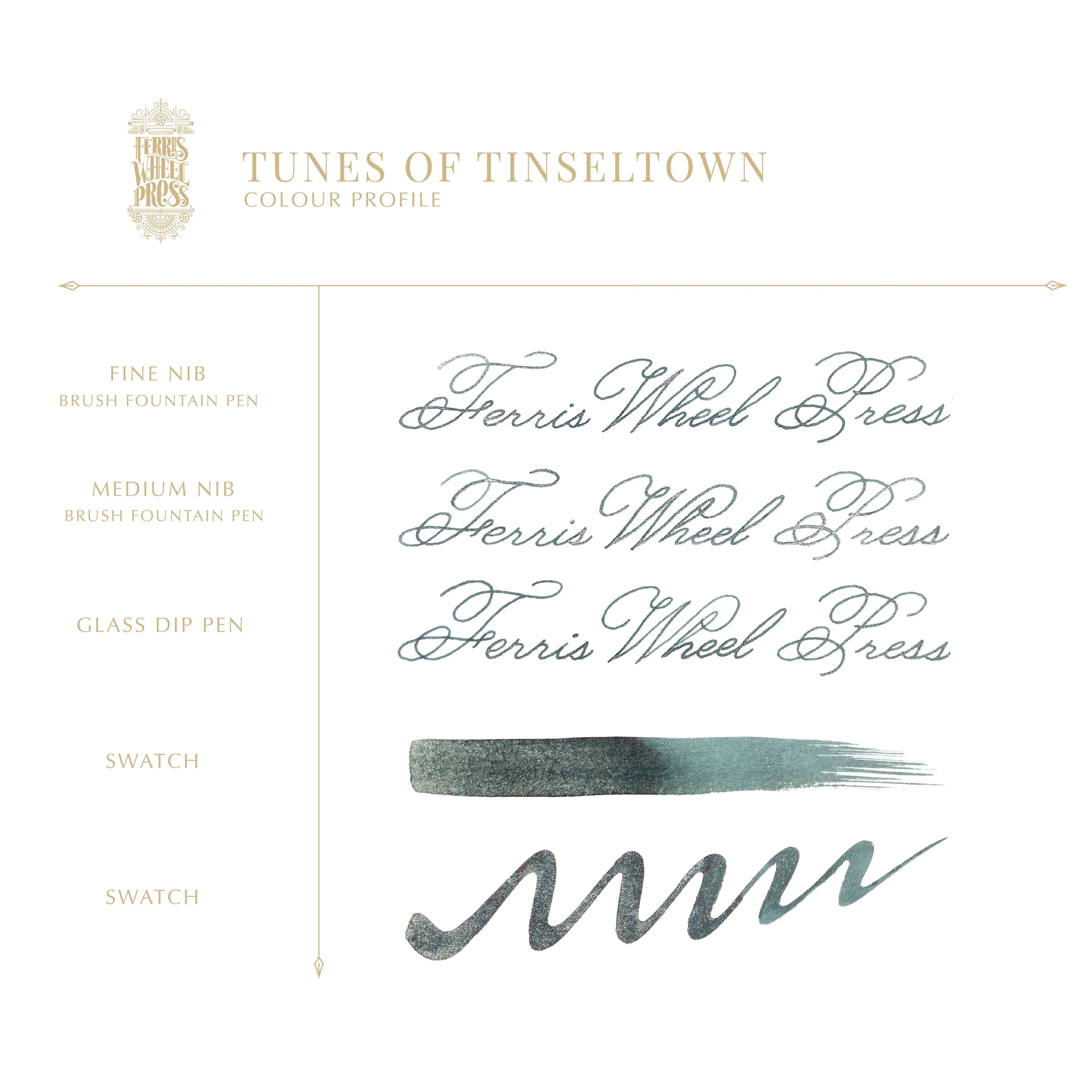 Flacon d'encre FERRIS WHEEL PRESS - Everyday Ink - Tunes of Tinseltown (38ml) -
