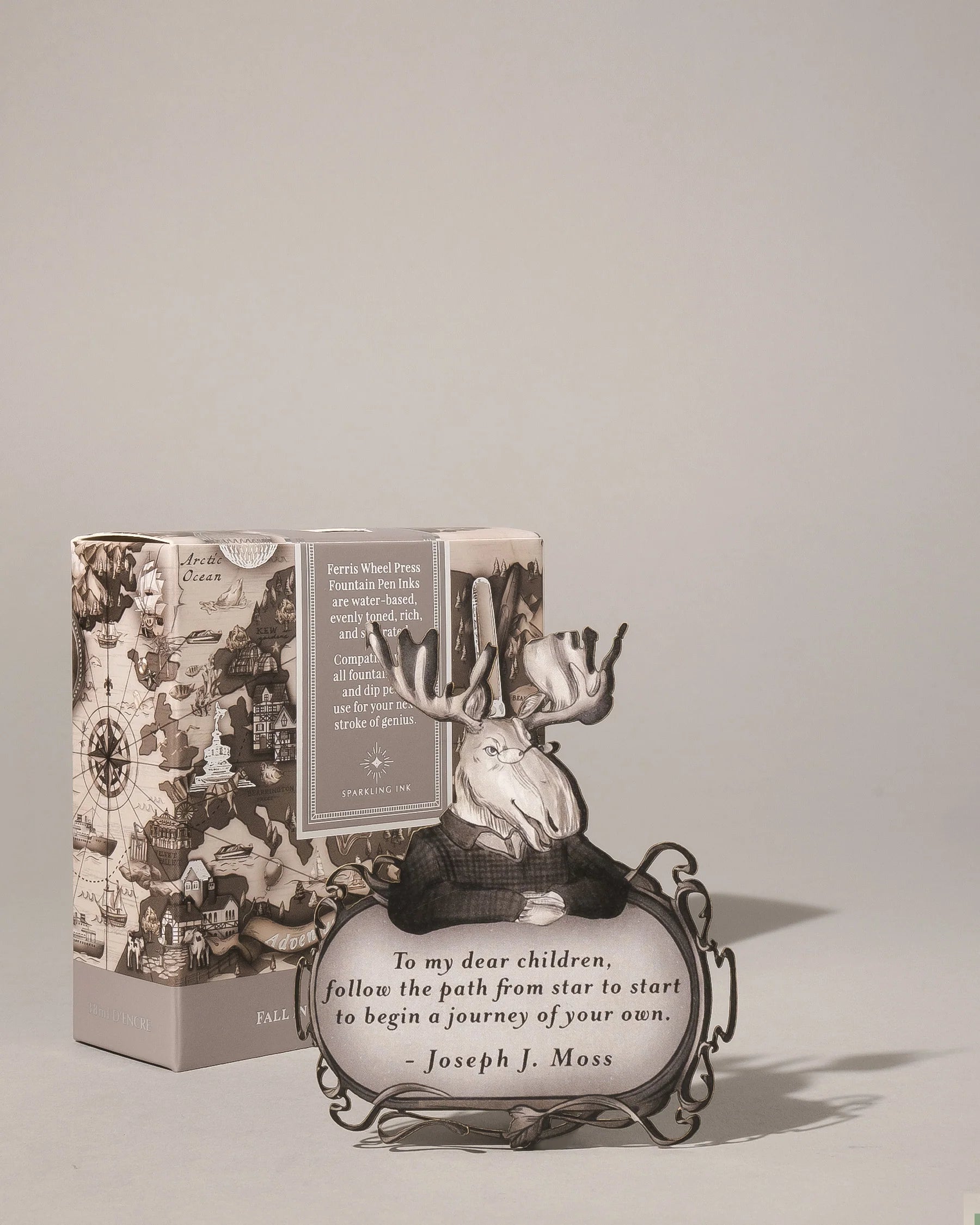 Flacon d'encre FERRIS WHEEL PRESS - Everyday Ink - Wayfinders Slate (38ml) - 818351004420
