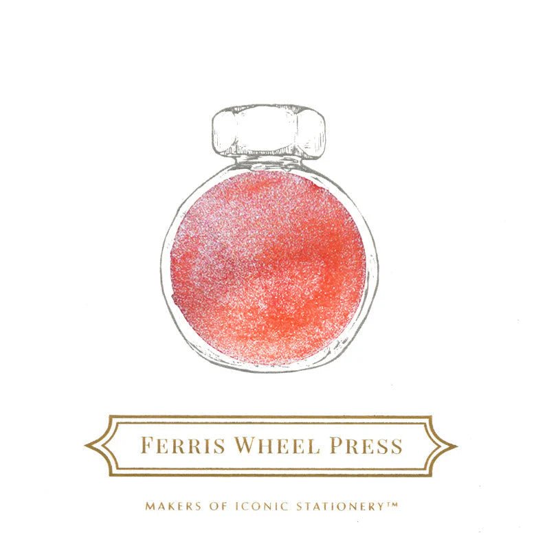 Flacon d'encre FERRIS WHEEL PRESS - Everyday Ink - Wonderland in Coral (38ml) - 818351000828
