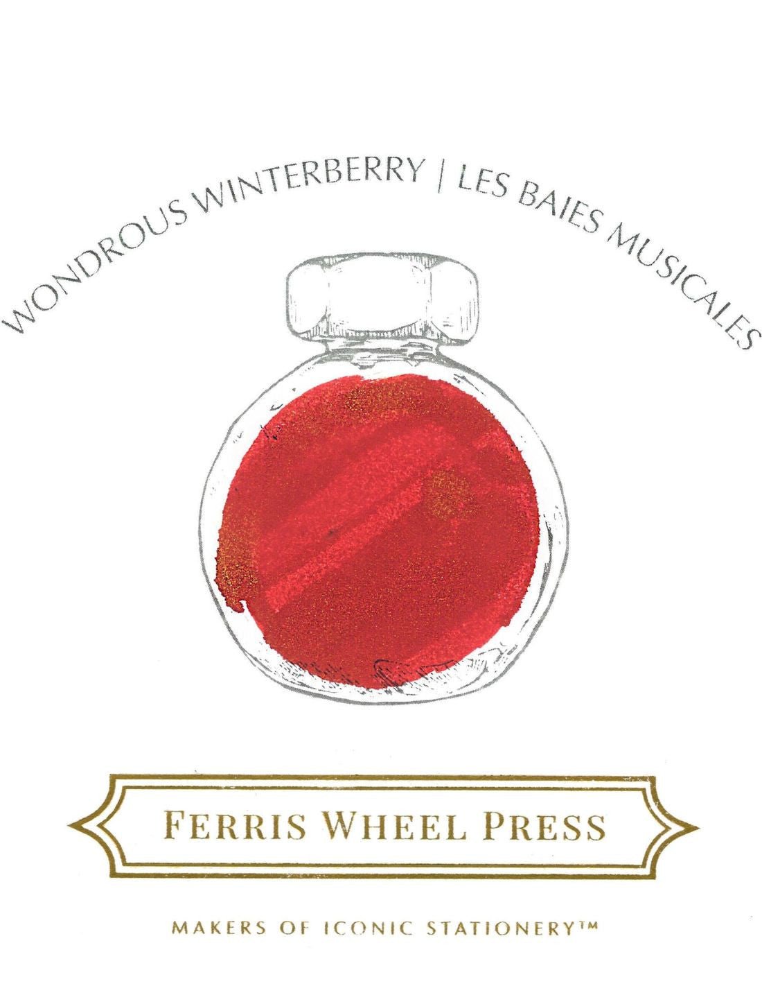Flacon d'encre FERRIS WHEEL PRESS - Everyday Ink - Wondrous Winterberry (38ml) - 850025001663