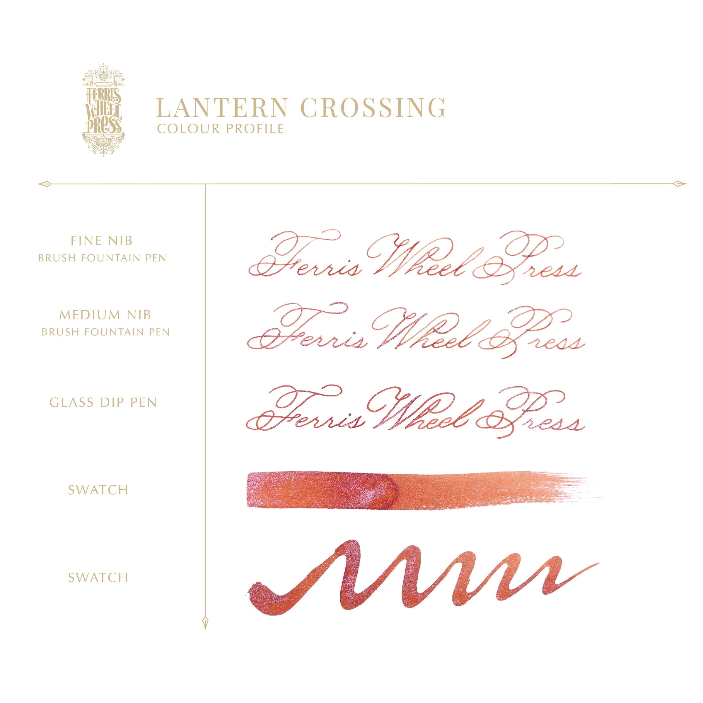 Flacon d'encre FERRIS WHEEL PRESS - FerriTales - Bestiary Series | Lantern Crossing (20ml) -