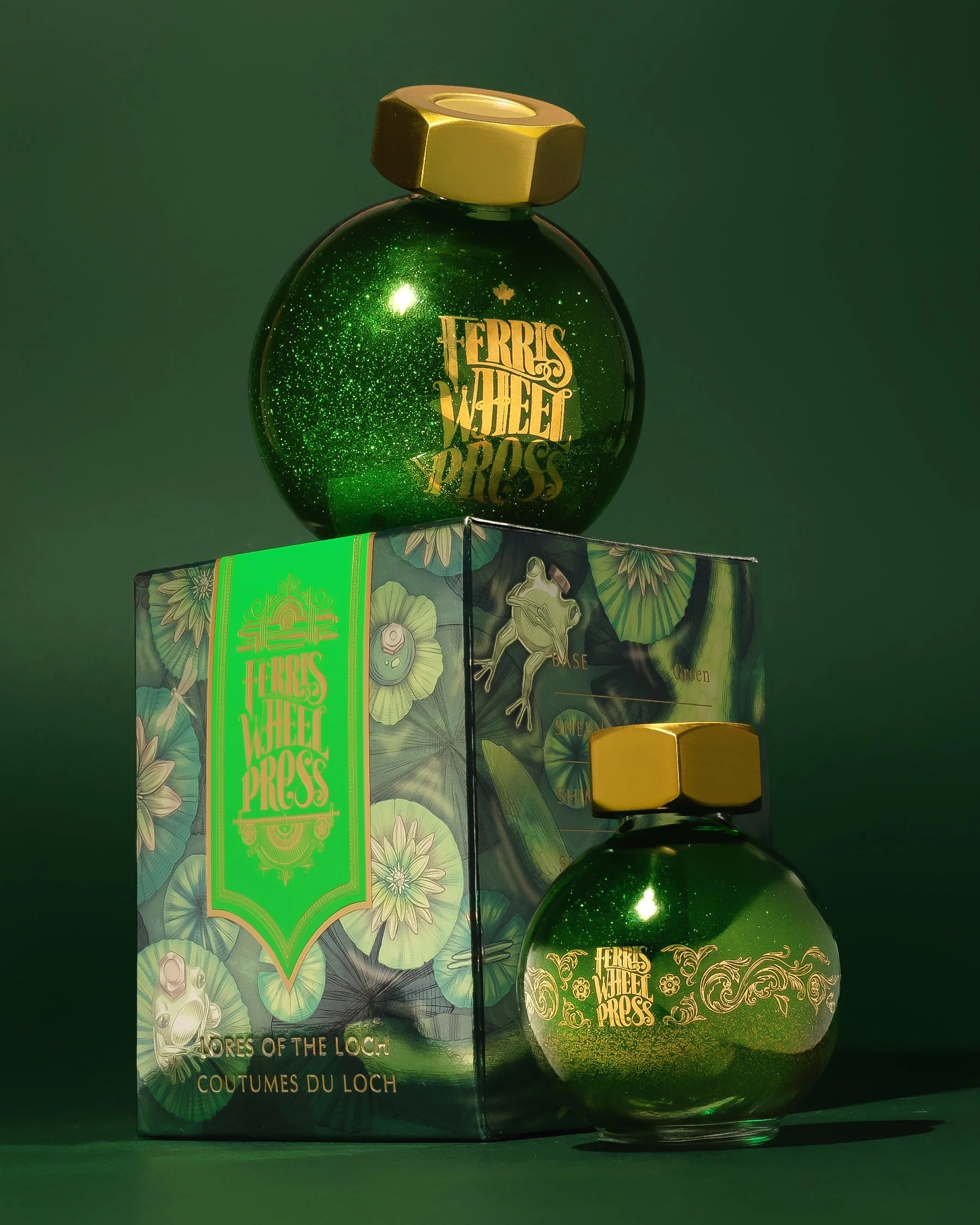 Flacon d'encre FERRIS WHEEL PRESS - FerriTales - Bestiary Series | Lores of the Loch (20ml) - 818351004536