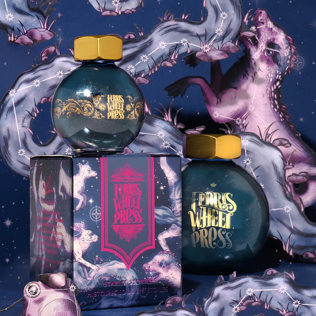 Flacon d'encre FERRIS WHEEL PRESS - FerriTales - Bestiary Series | Starlit Stories (20ml) -