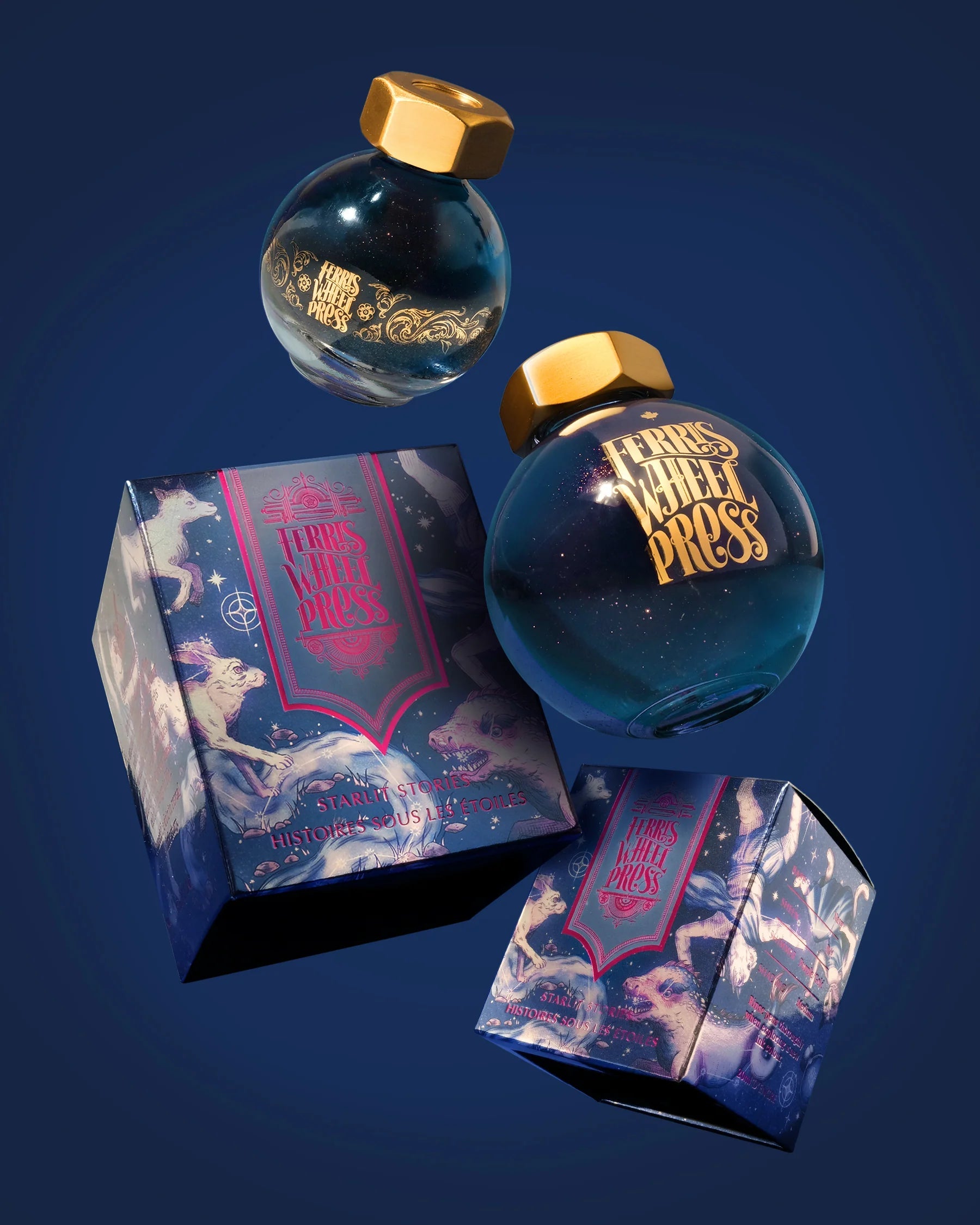 Flacon d'encre FERRIS WHEEL PRESS - FerriTales - Bestiary Series | Starlit Stories (20ml) -