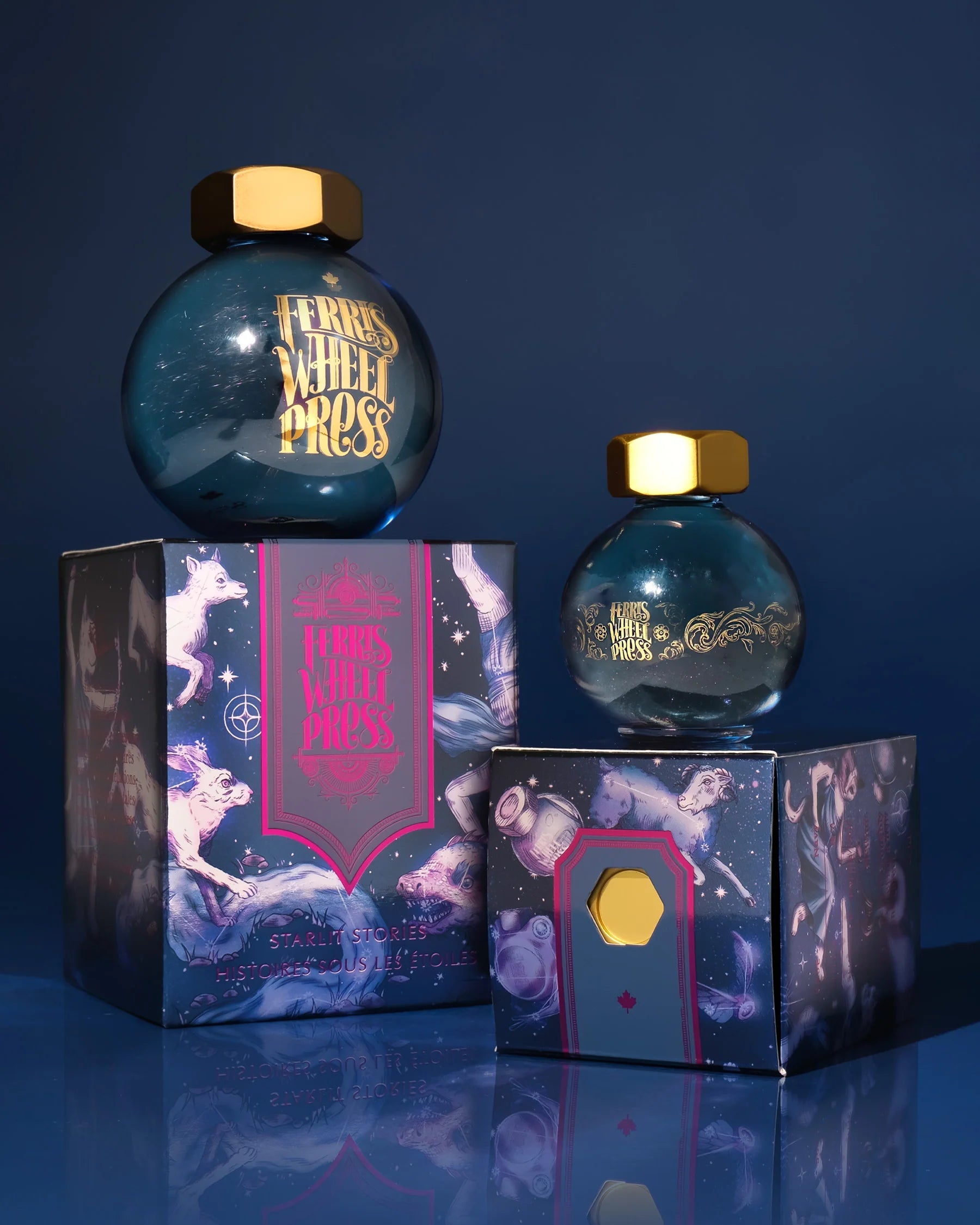 Flacon d'encre FERRIS WHEEL PRESS - FerriTales - Bestiary Series | Starlit Stories (20ml) -