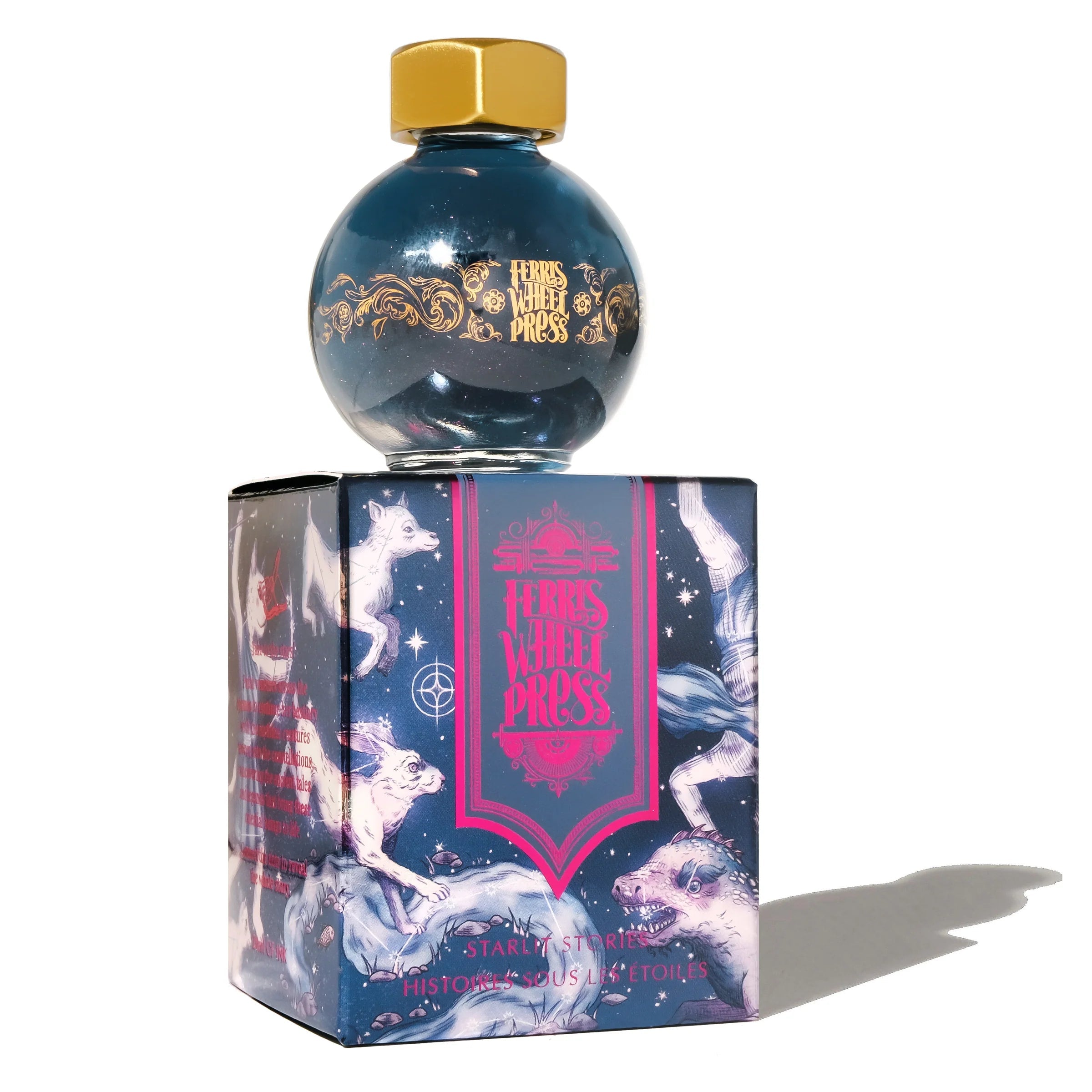 Flacon d'encre FERRIS WHEEL PRESS - FerriTales - Bestiary Series | Starlit Stories (20ml) -