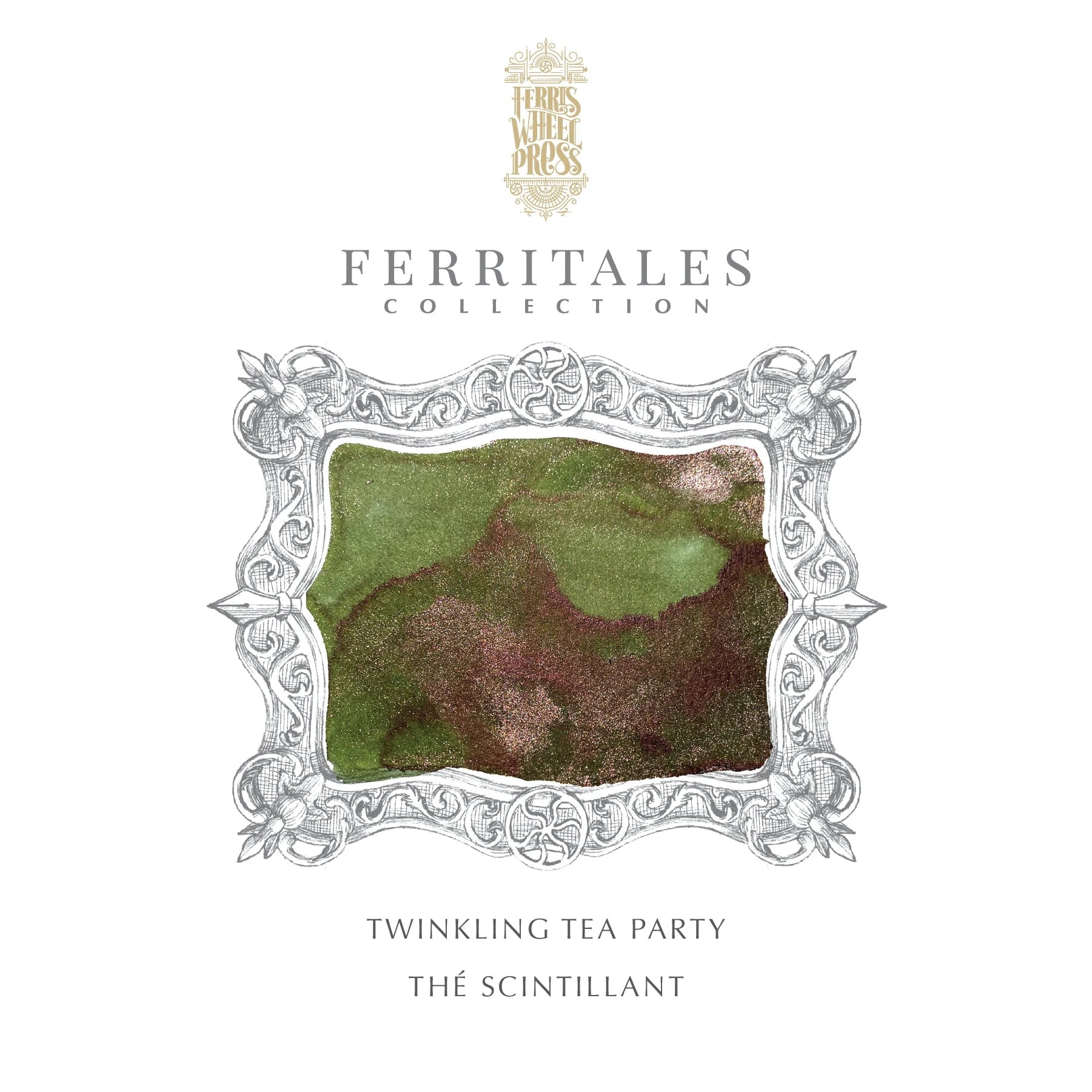 Flacon d'encre FERRIS WHEEL PRESS - FerriTales - Down the Rabbit Hole | Twinkling Tea Party (20ml) - 818351002006