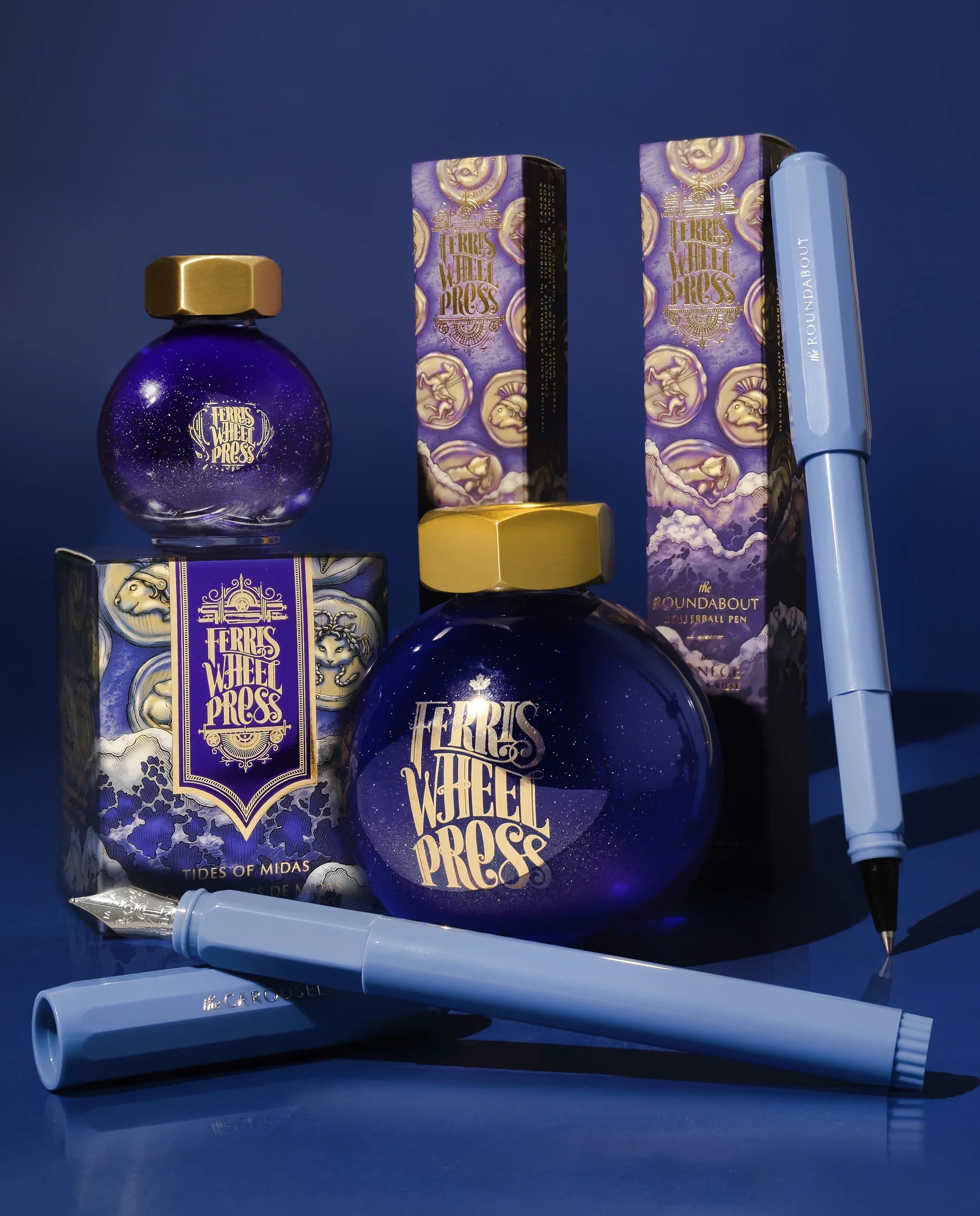 Flacon d'encre FERRIS WHEEL PRESS - FerriTales - King Midas | Tides of Midas (20ml) - 818351003683