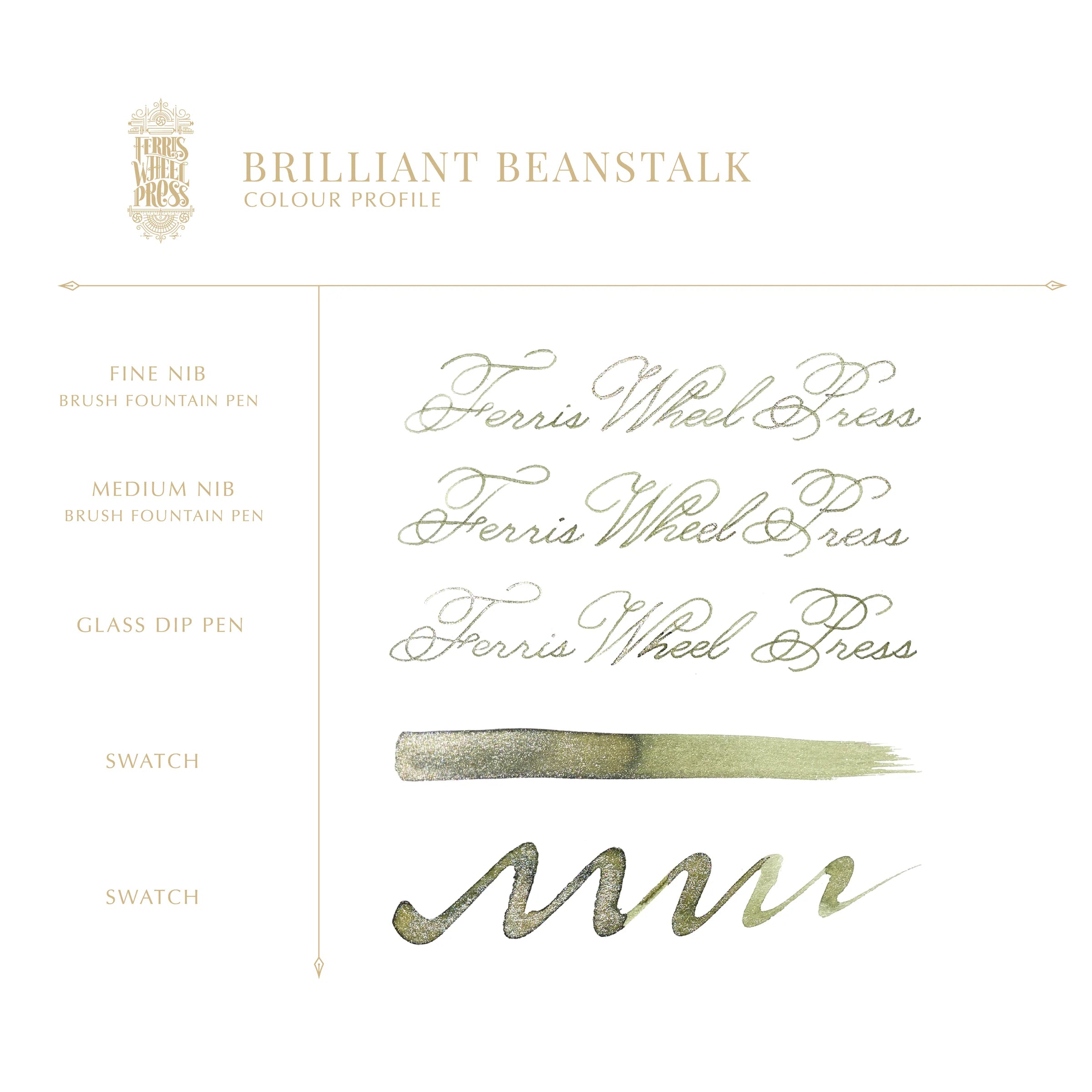 Flacon d'encre FERRIS WHEEL PRESS - FerriTales - Once Upon a Time | Brilliant Beanstalk (20ml) - 818351002471