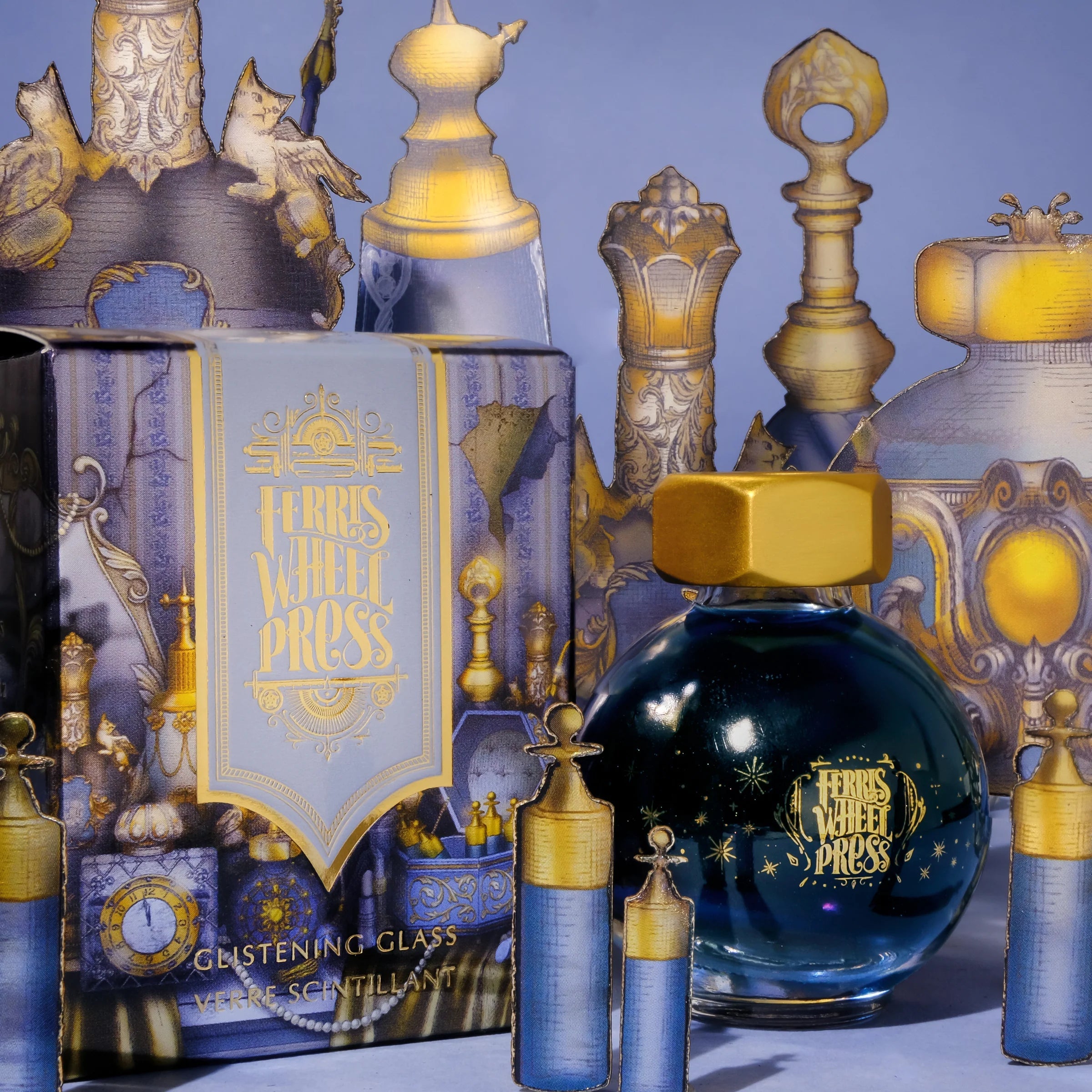 Flacon d'encre FERRIS WHEEL PRESS - FerriTales - Once Upon a Time | Glistening Glass (20ml) -