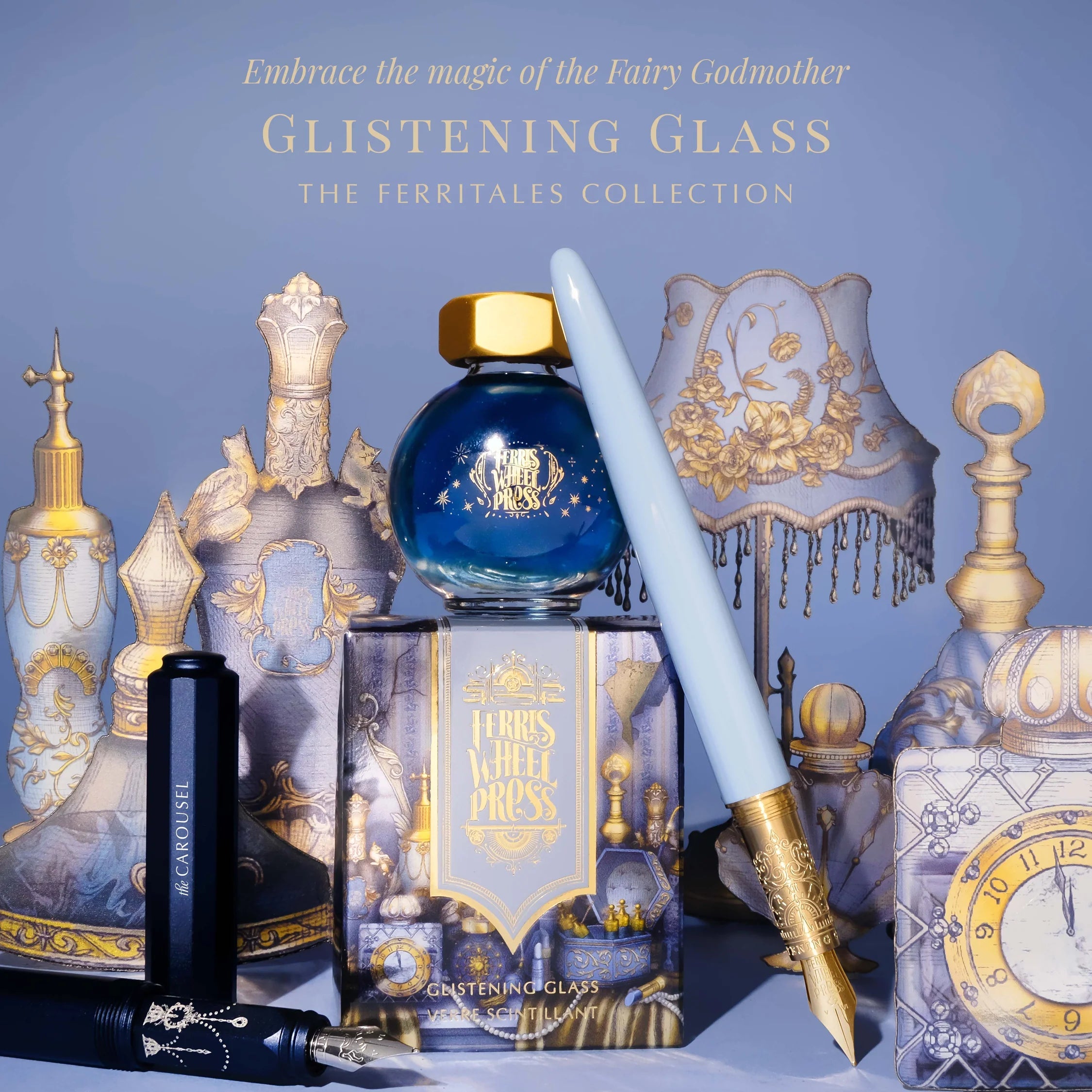 Flacon d'encre FERRIS WHEEL PRESS - FerriTales - Once Upon a Time | Glistening Glass (20ml) -