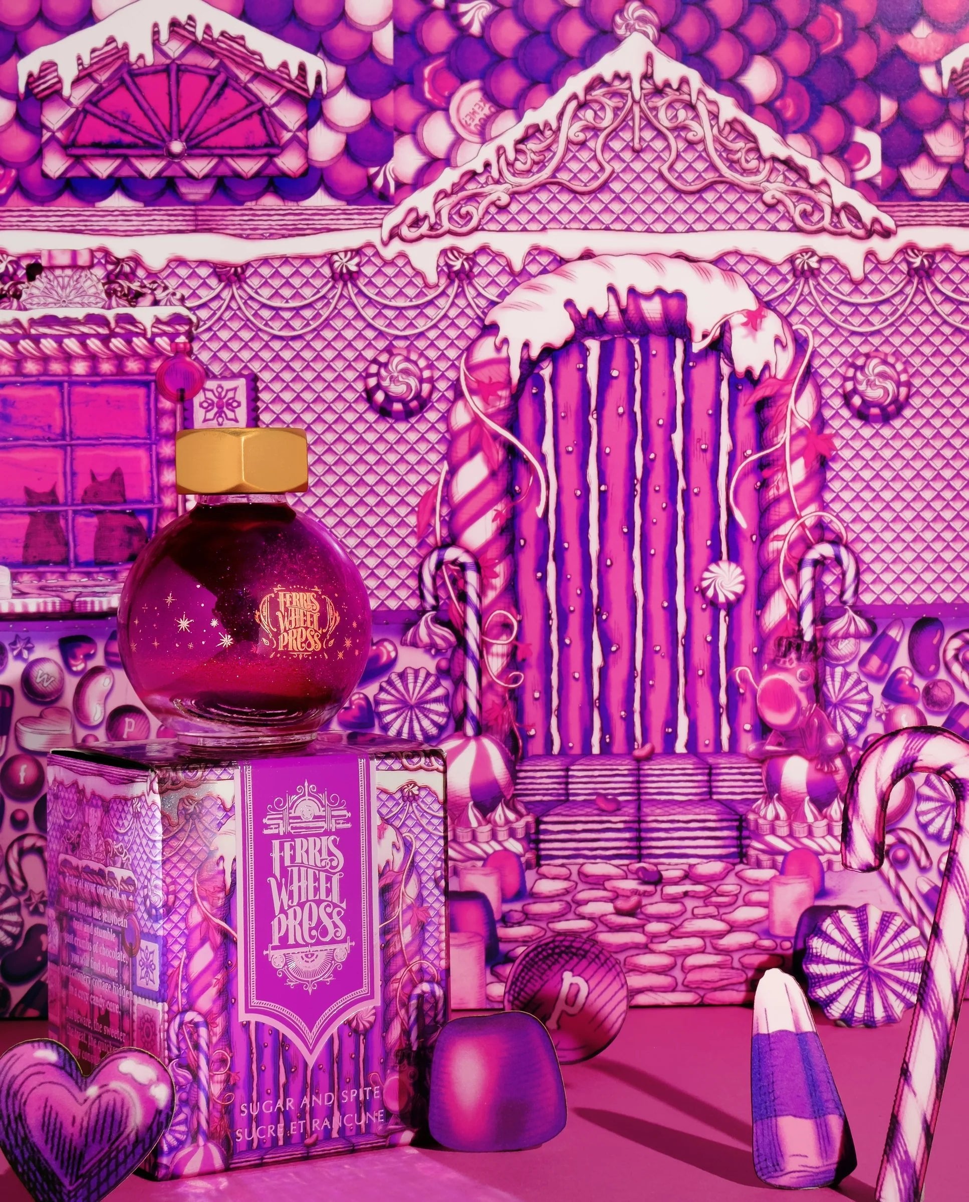 Flacon d'encre FERRIS WHEEL PRESS - FerriTales - Once Upon a Time | Sugar and Spite (20ml) - 818351002549