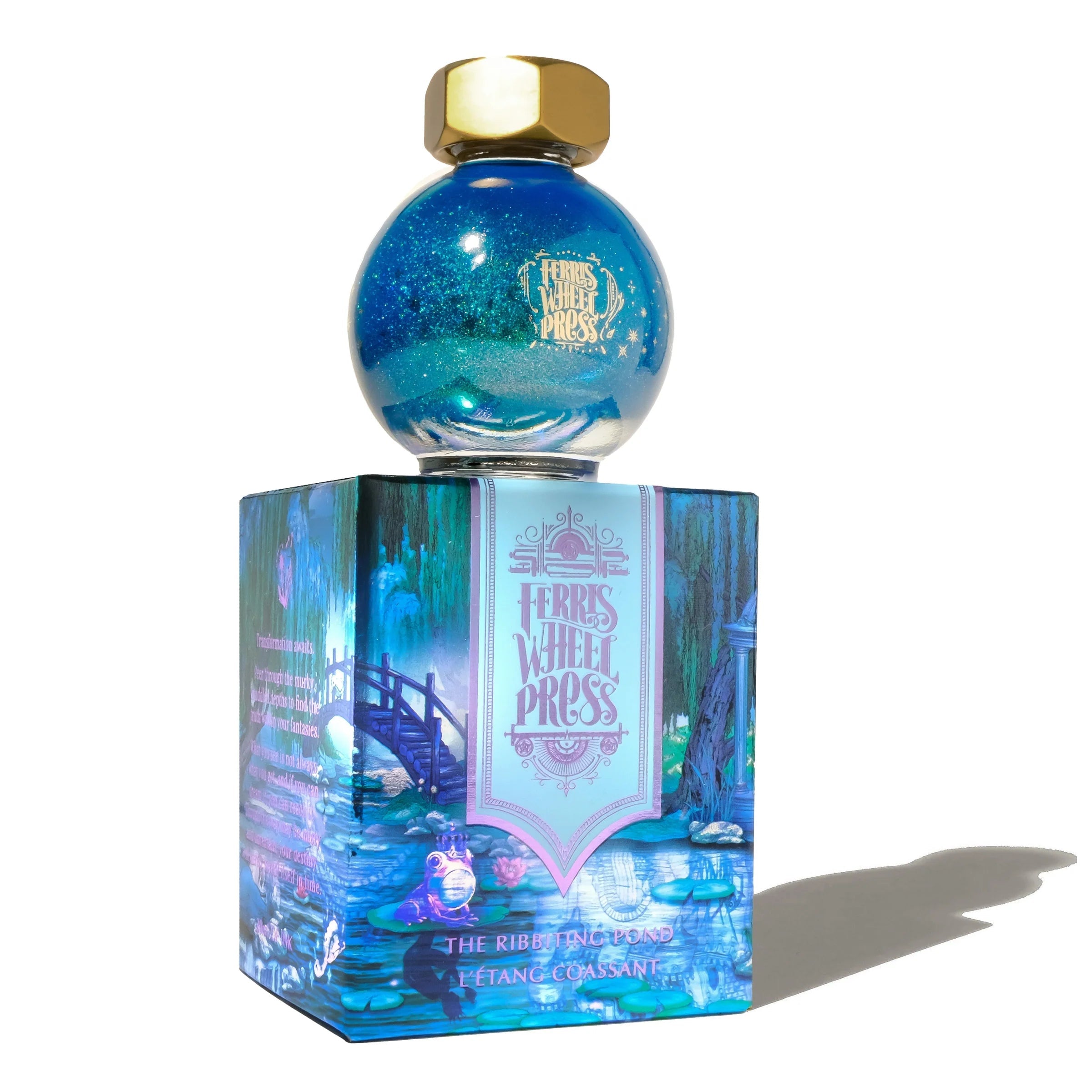 Flacon d'encre FERRIS WHEEL PRESS - FerriTales - Once Upon a Time | The Ribbiting Pond (20ml) -