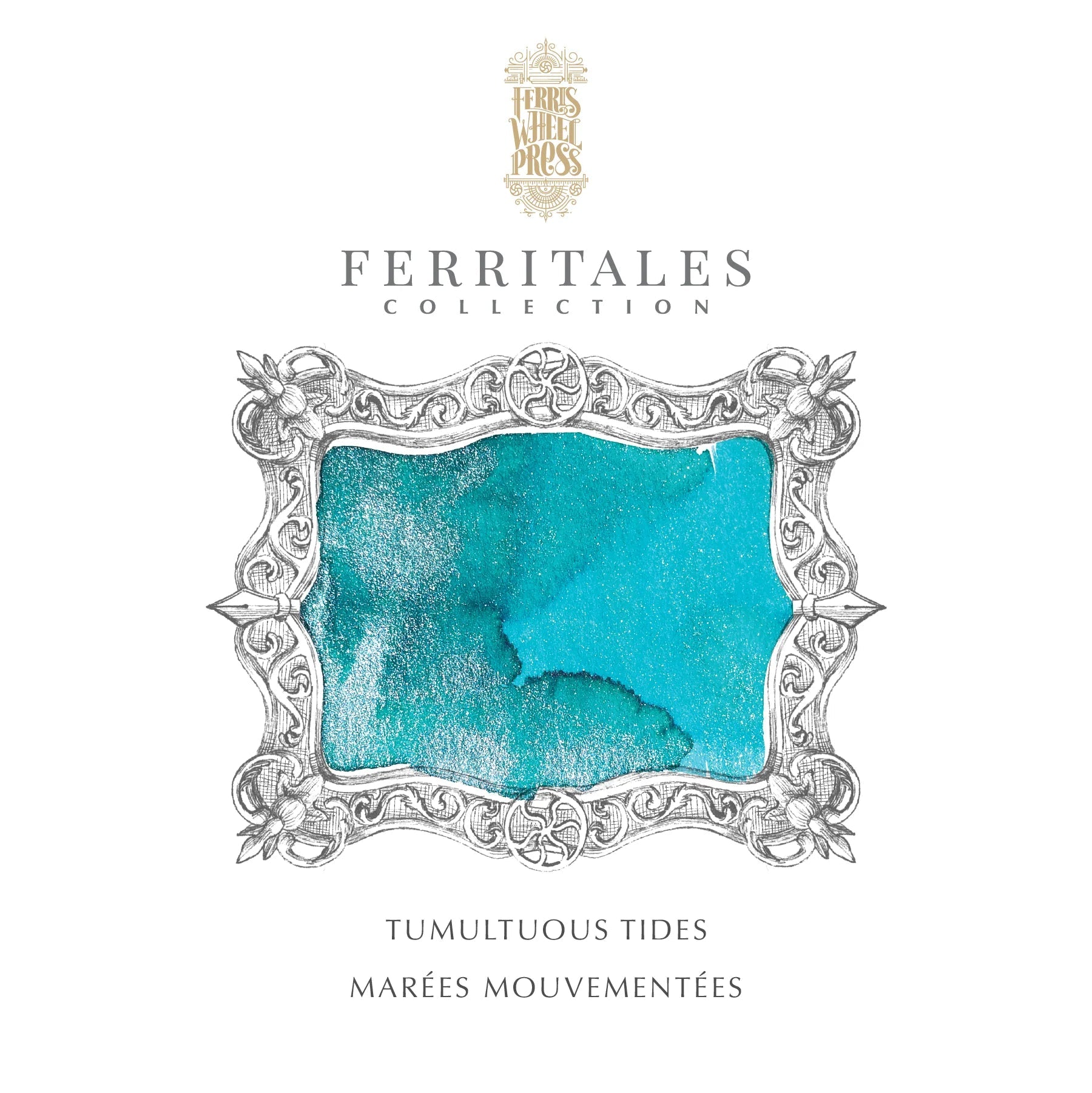Flacon d'encre FERRIS WHEEL PRESS - FerriTales - Once Upon a Time | Tumultuous Tides (20ml) -
