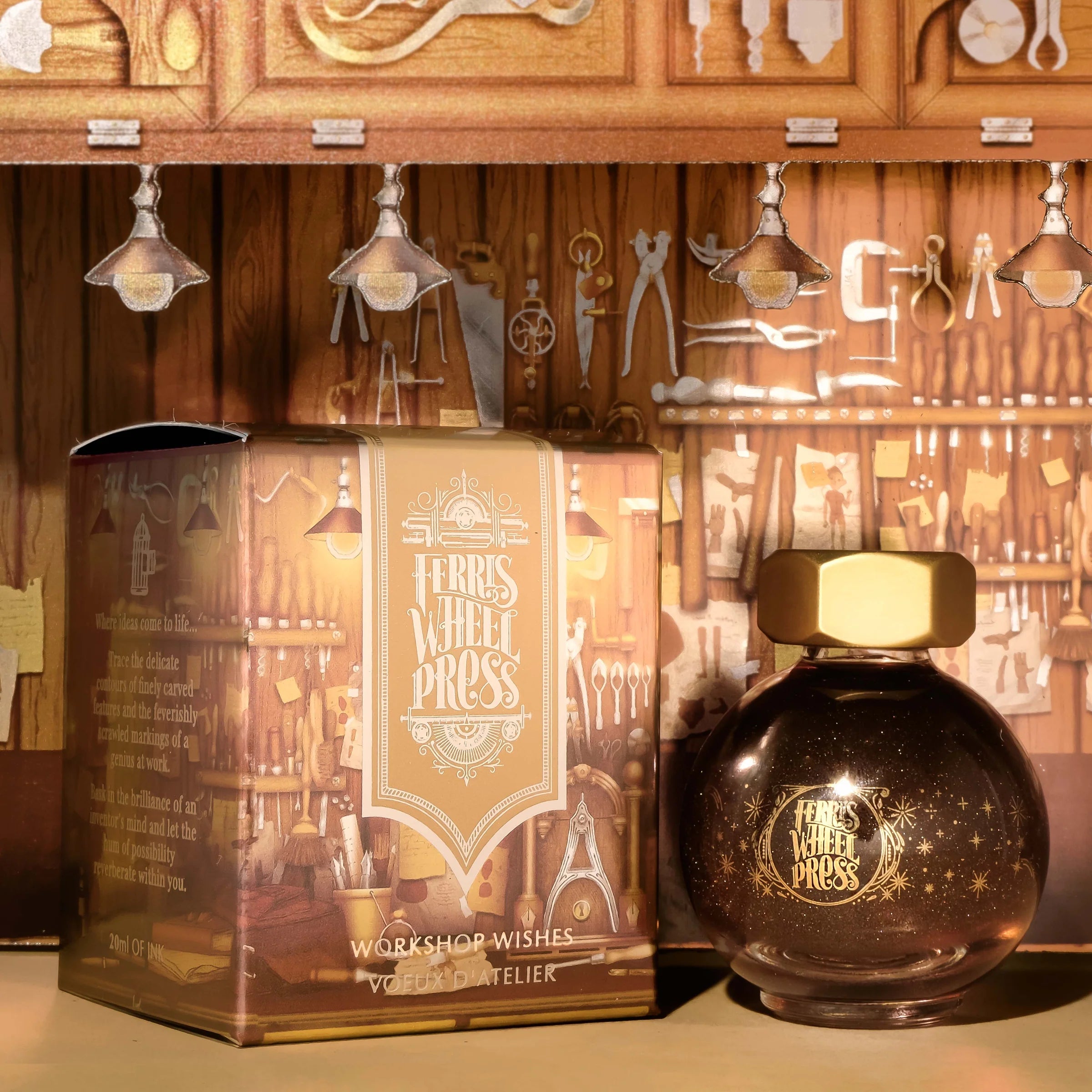 Flacon d'encre FERRIS WHEEL PRESS - FerriTales - Once Upon a Time | Workshop Wishes (20ml) - 818351002068