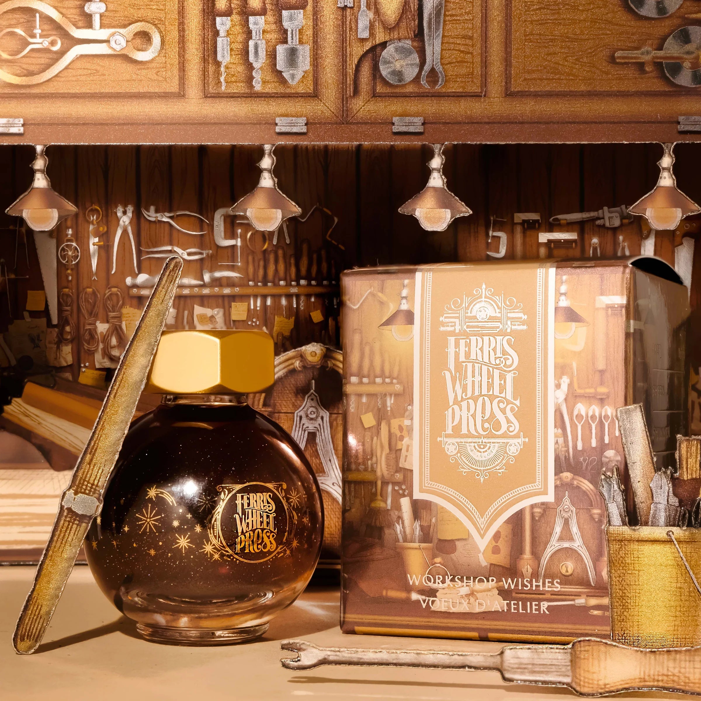 Flacon d'encre FERRIS WHEEL PRESS - FerriTales - Once Upon a Time | Workshop Wishes (20ml) - 818351002068