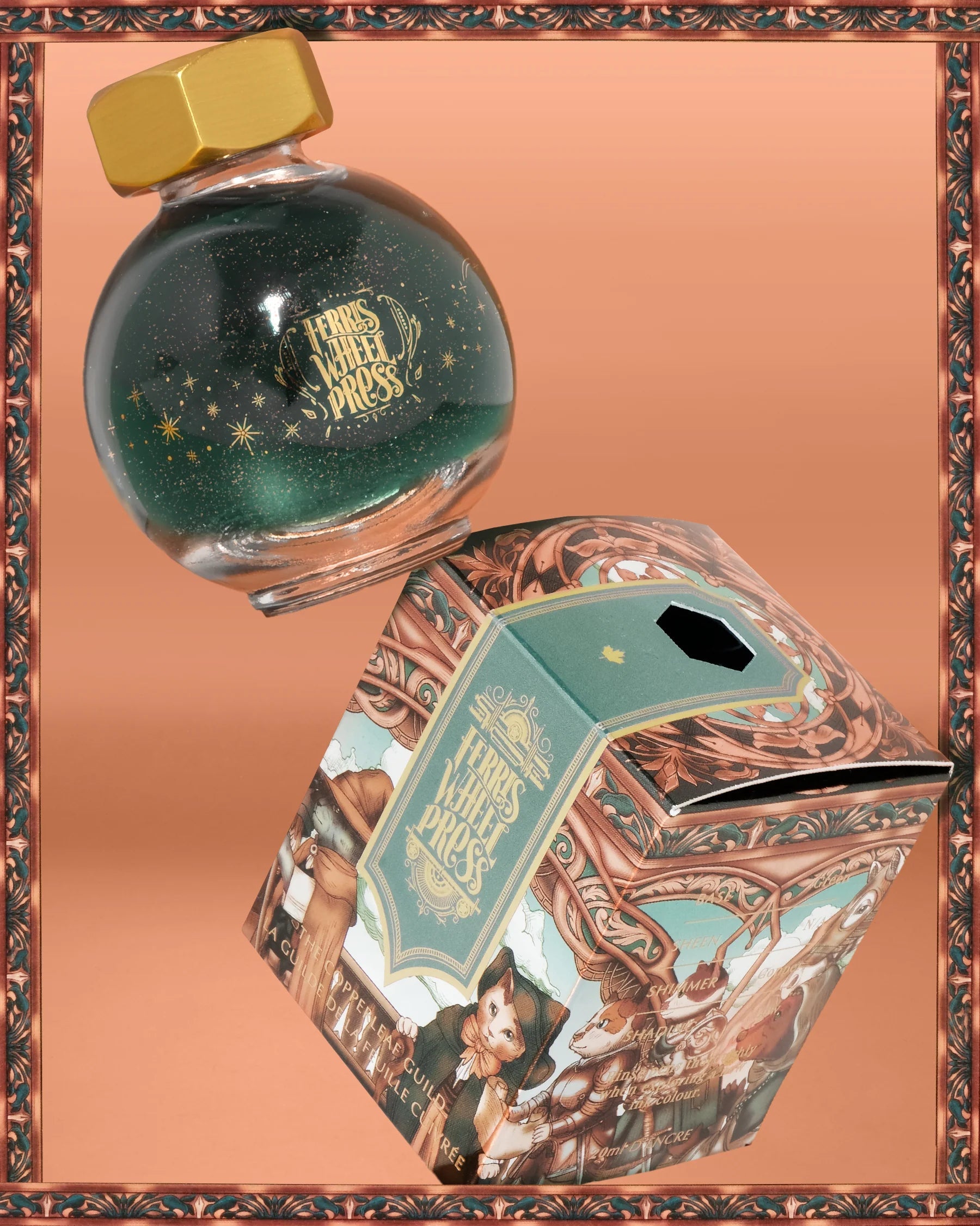 Flacon d'encre FERRIS WHEEL PRESS - FerriTales - The Book of Knights Series | The Copperleaf Guild (20ml) -