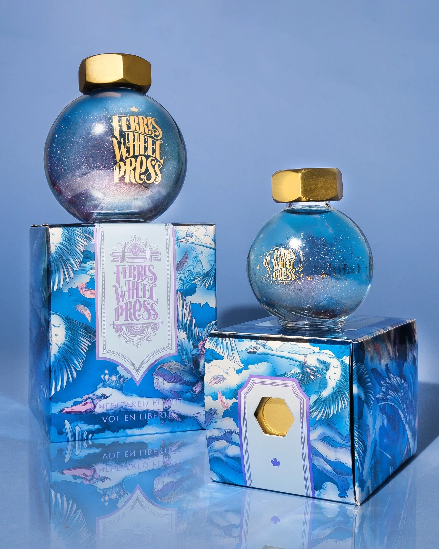 Flacon d'encre FERRIS WHEEL PRESS - FerriTales - The Wild Swans | Unfettered Flight (20ml) -