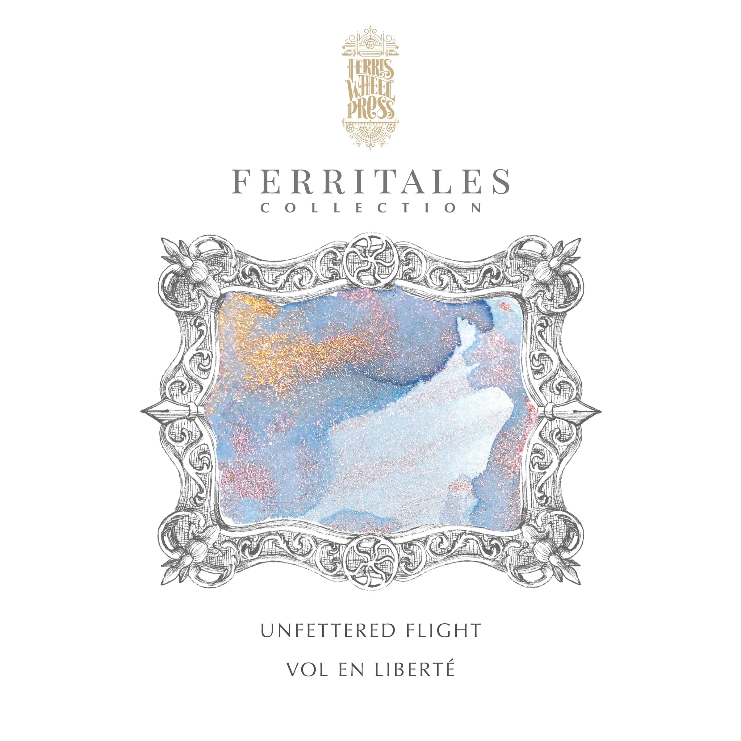 Flacon d'encre FERRIS WHEEL PRESS - FerriTales - The Wild Swans | Unfettered Flight (20ml) -
