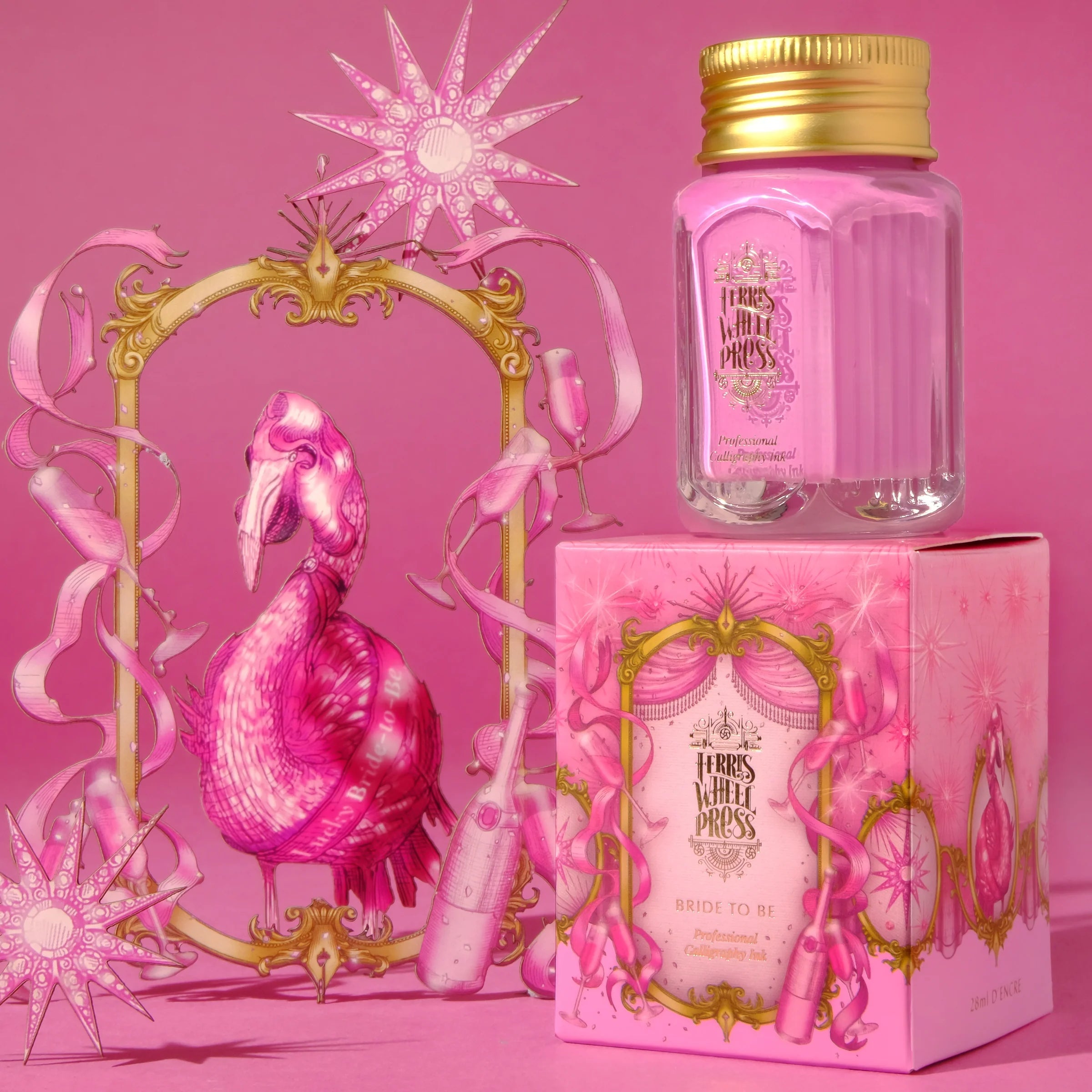 Flacon d'encre FERRIS WHEEL PRESS - Professional Calligraphy Ink - Bride to Be - 28 ml - 818351002327