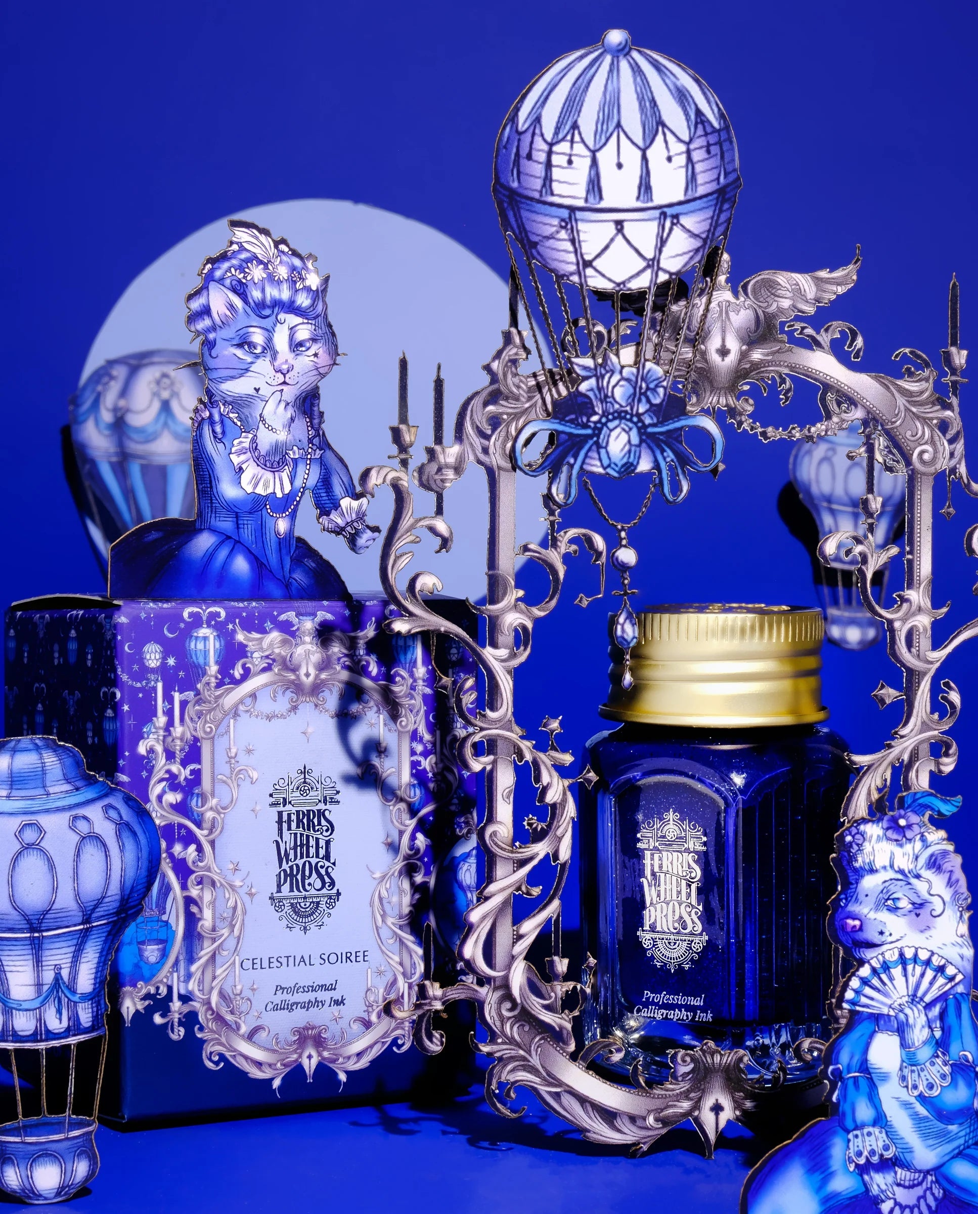 Flacon d'encre FERRIS WHEEL PRESS - Professional Calligraphy Ink - Celestial Soiree - 28 ml - 818351002754