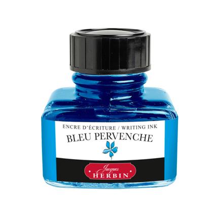 Flacon d'encre JACQUES HERBIN - Encre d'écriture - Bleu Pervenche (30ml) - 30 ml - 3188550130136