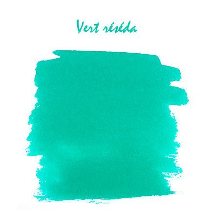 Flacon d'encre JACQUES HERBIN - Encre d'écriture - Vert Réséda (10ml) - 10 ml - 3188550115386