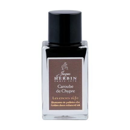 Flacon d'encre JACQUES HERBIN - Les Encres 1670 - Caroube de Chypre (15ml) - 3188555160459