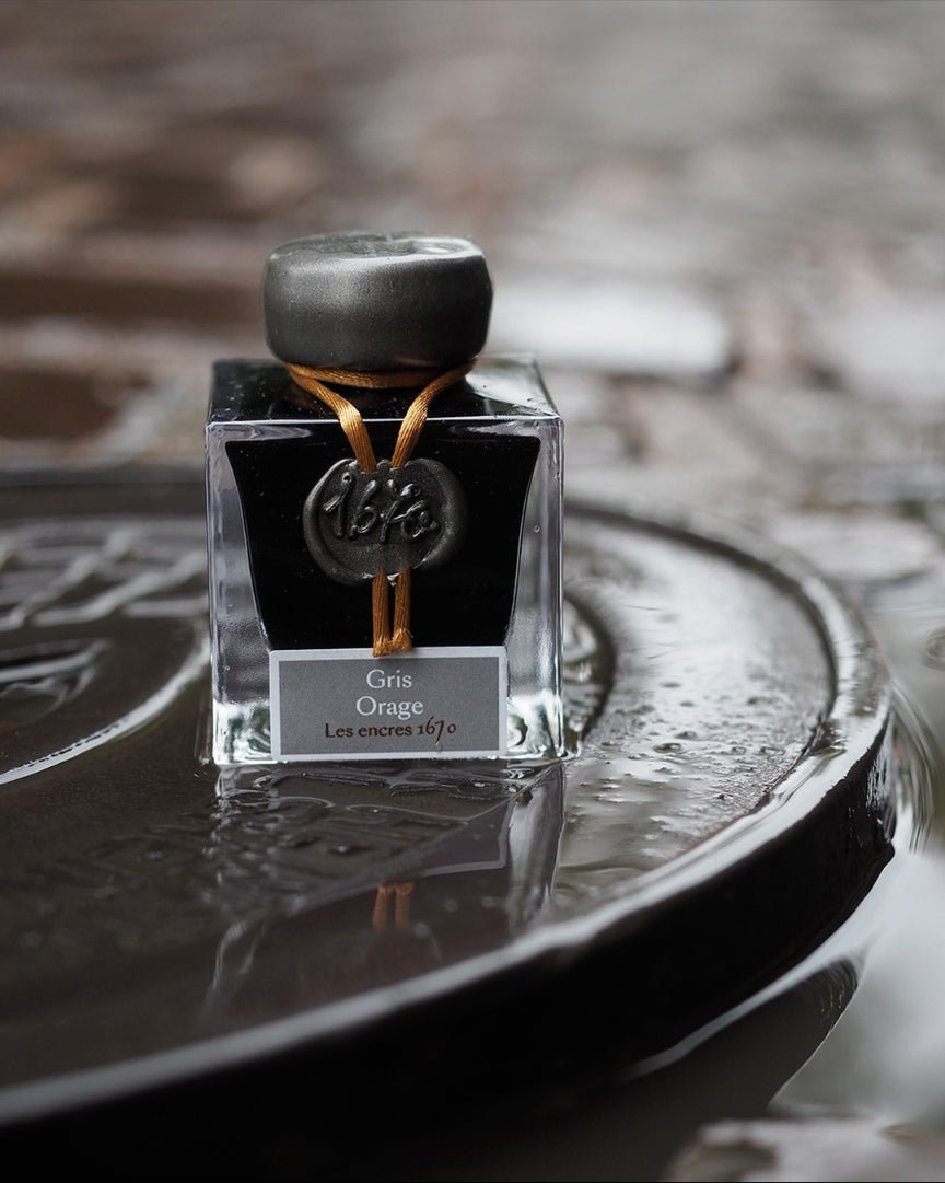Flacon d'encre JACQUES HERBIN - Les Encres 1670 - Gris Orage - 50 ml - 3188555150092