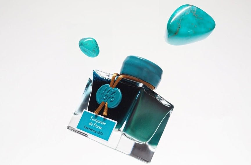 Flacon d'encre JACQUES HERBIN - Les Encres 1670 - Turquoise de Perse - 50 ml - 3188555150146
