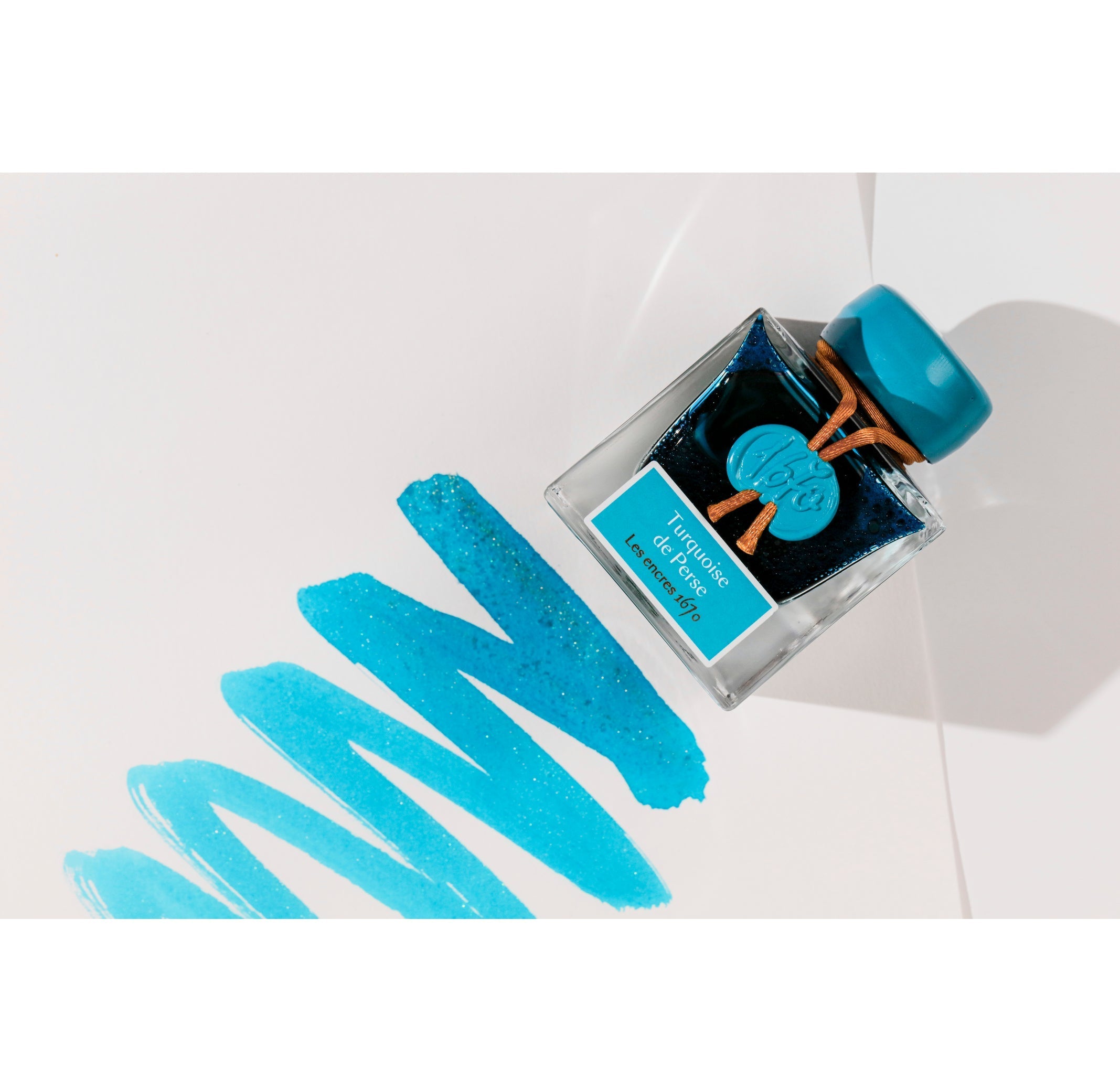 Flacon d'encre JACQUES HERBIN - Les Encres 1670 - Turquoise de Perse - 50 ml - 3188555150146