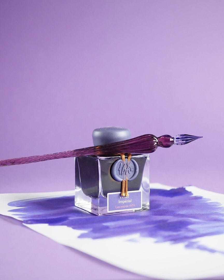 Flacon d'encre JACQUES HERBIN - Les Encres 1670 - Violet Impérial - 50 ml - 3188555150764