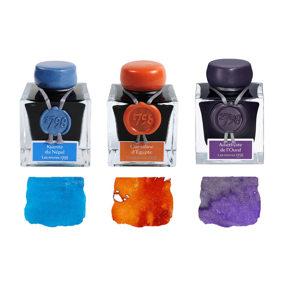 Flacon d'encre JACQUES HERBIN - Les Encres 1798 - Cornaline d’Égypte - 50 ml - 3188555155561