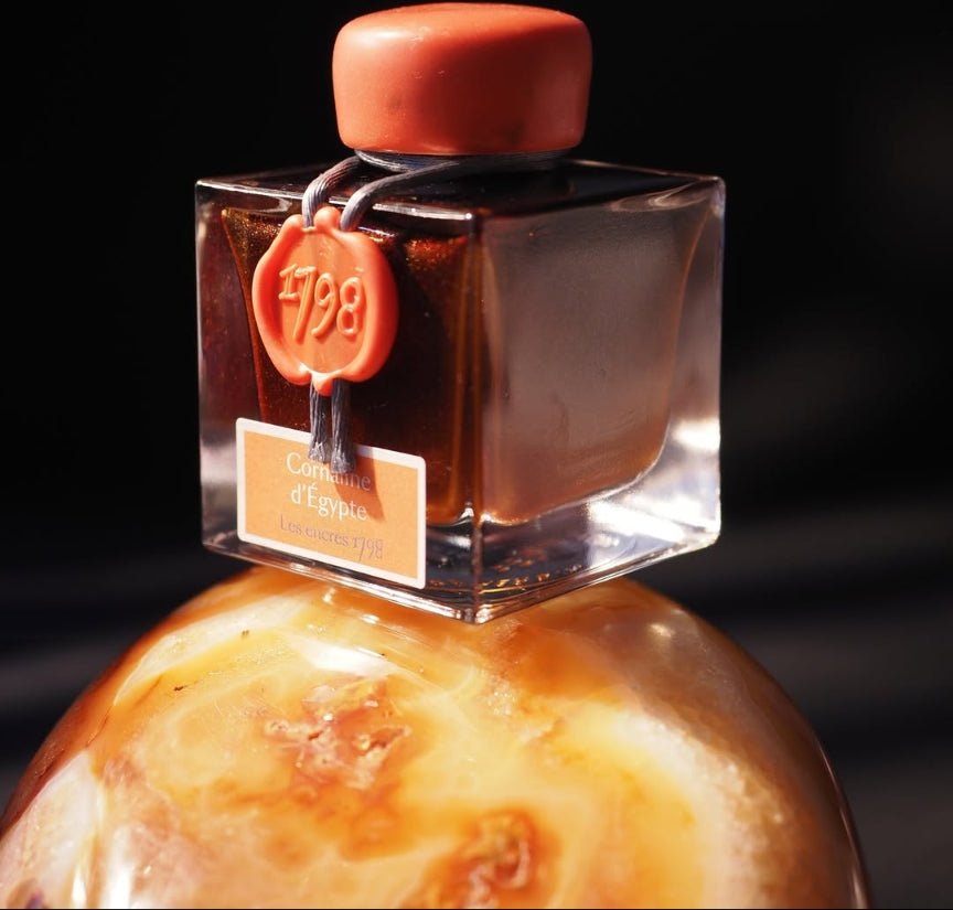 Flacon d'encre JACQUES HERBIN - Les Encres 1798 - Cornaline d’Égypte - 50 ml - 3188555155561