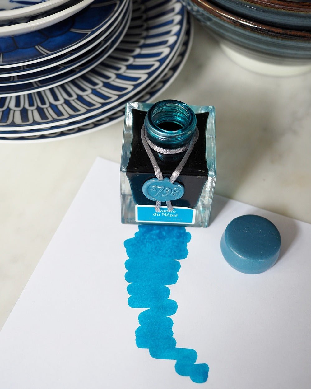 Flacon d'encre JACQUES HERBIN - Les Encres 1798 - Kyanite du Népal - 50 ml - 3188555155134