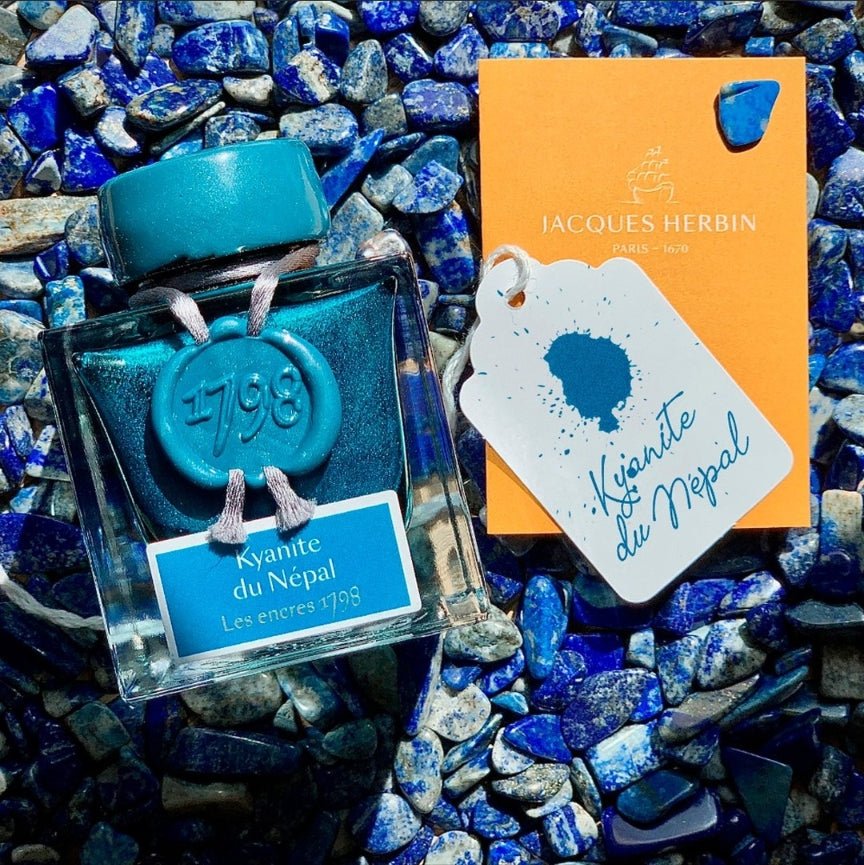 Flacon d'encre JACQUES HERBIN - Les Encres 1798 - Kyanite du Népal - 50 ml - 3188555155134