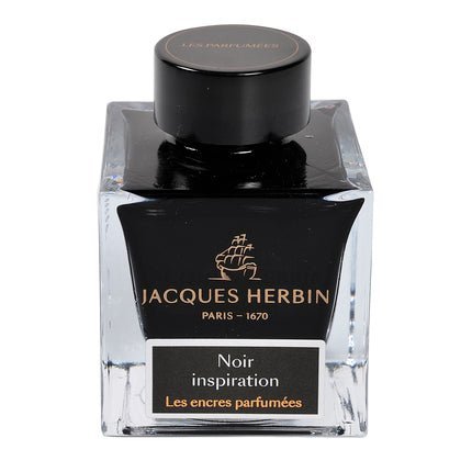 Flacon d'encre JACQUES HERBIN - Les Encres Parfumées - Noir Inspiration - 50 ml - 3188555147092