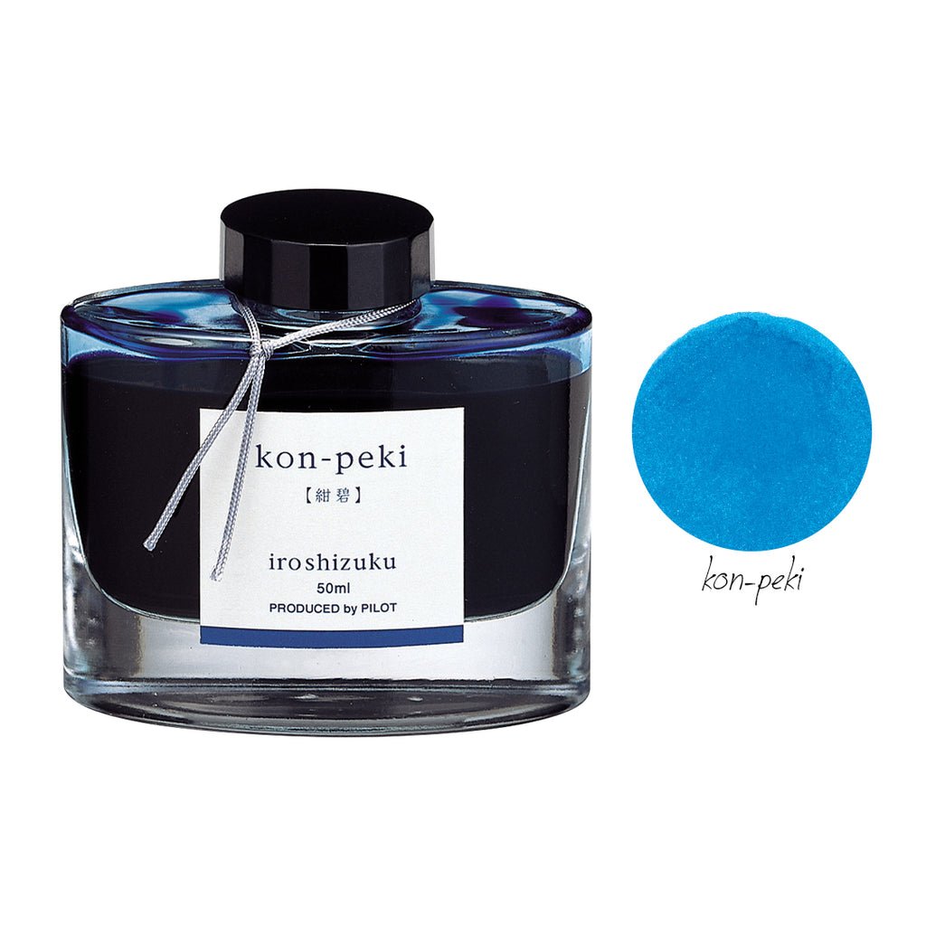 Flacon d'encre PILOT Iroshizuku - Kon - peki - 50 ml - 4902505367281