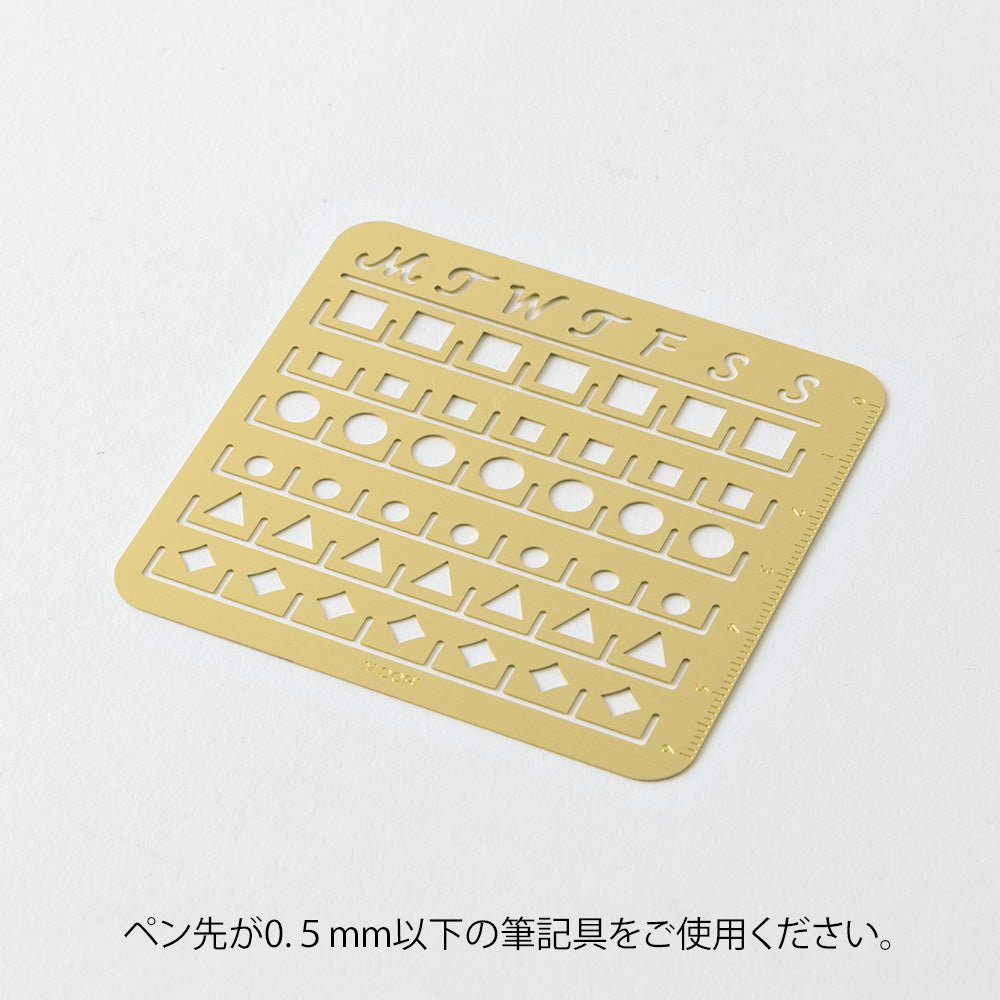 Gabarit MIDORI calendrier mensuel - M -