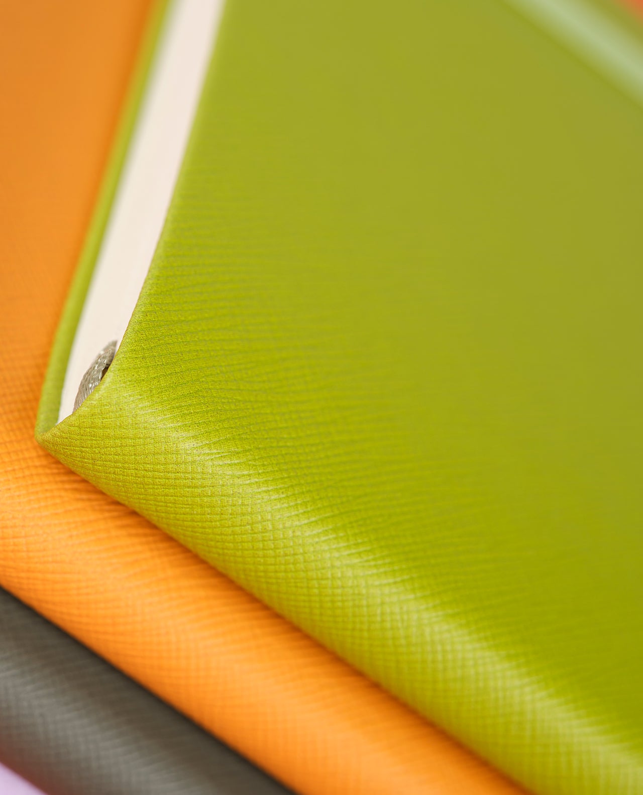Carnet CASTELLI MILANO Appeel Classic - 19 x 25 cm - Hardcover - Ligné - Granny Smith