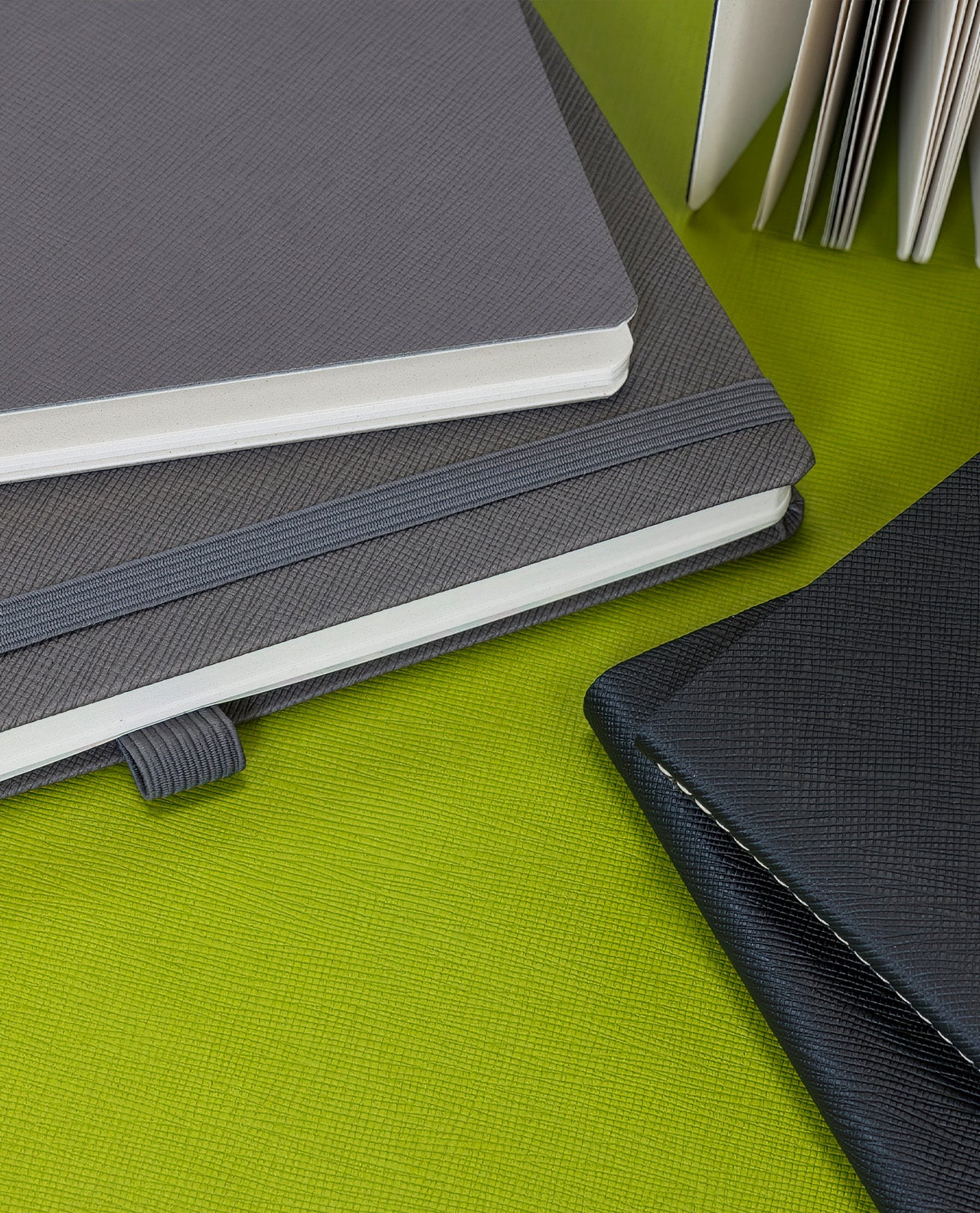 Carnet CASTELLI MILANO Appeel Classic - 19 x 25 cm - Hardcover - Ligné - Grey