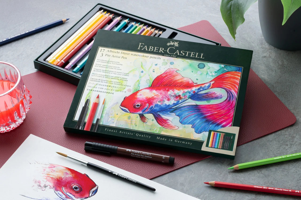 Set multiproduits ALBRECHT DÜRER & PITT ARTIST PEN - Coffret 21 pièces - FABER-CASTELL