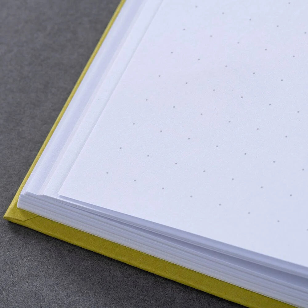Carnet GMUND Paper Book - Hardcover - B5 - Pointillé - Lime
