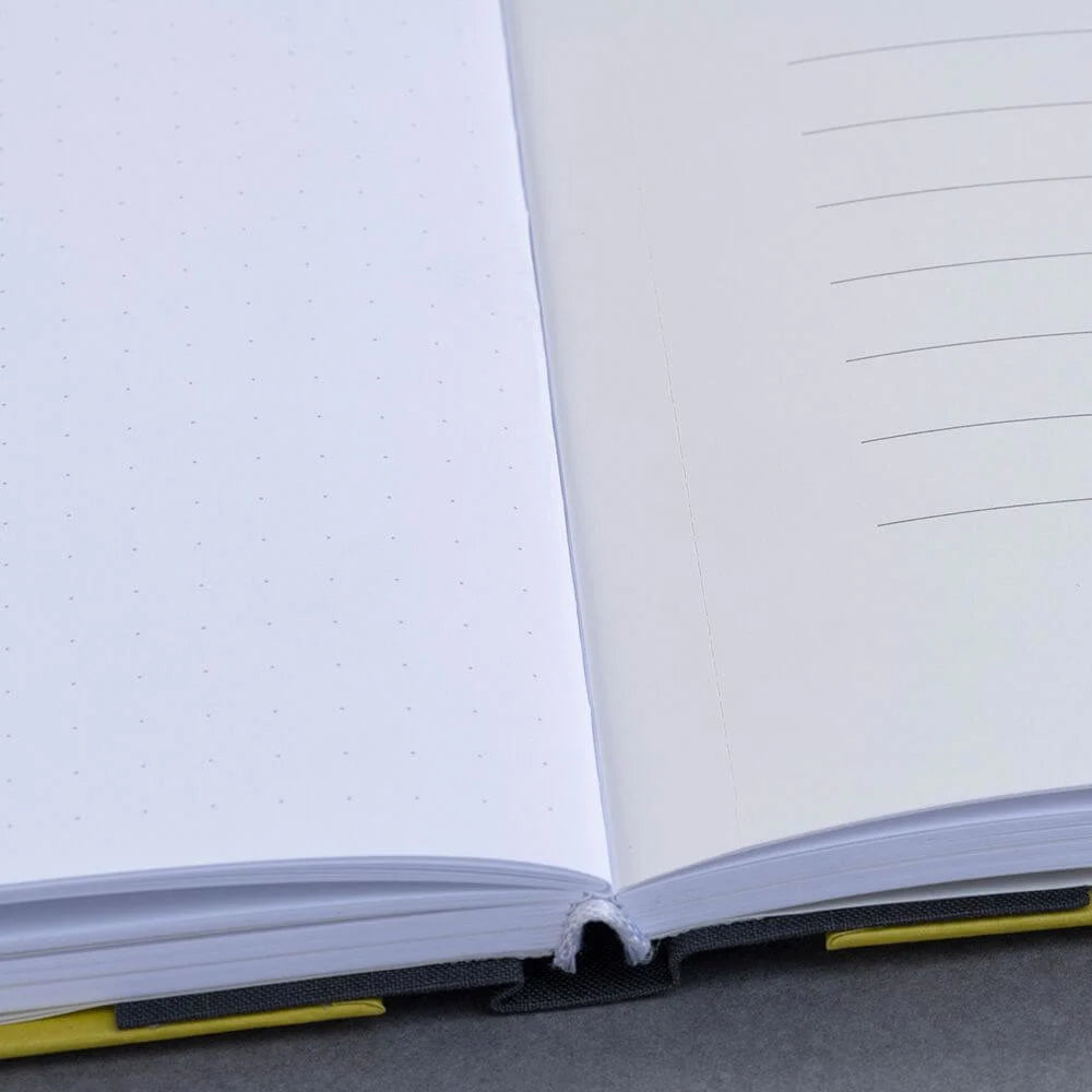 Carnet GMUND Paper Book - Hardcover - B5 - Pointillé - Lime