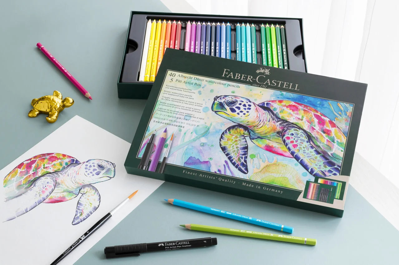 Set multiproduits ALBRECHT DÜRER & PITT ARTIST PEN - Coffret 46 pièces - FABER-CASTELL