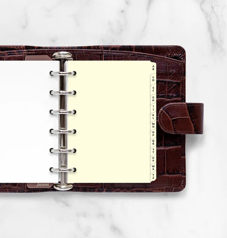 Index alphabétique FILOFAX - Cotton Cream - Pocket - Pocket - 5015142108953
